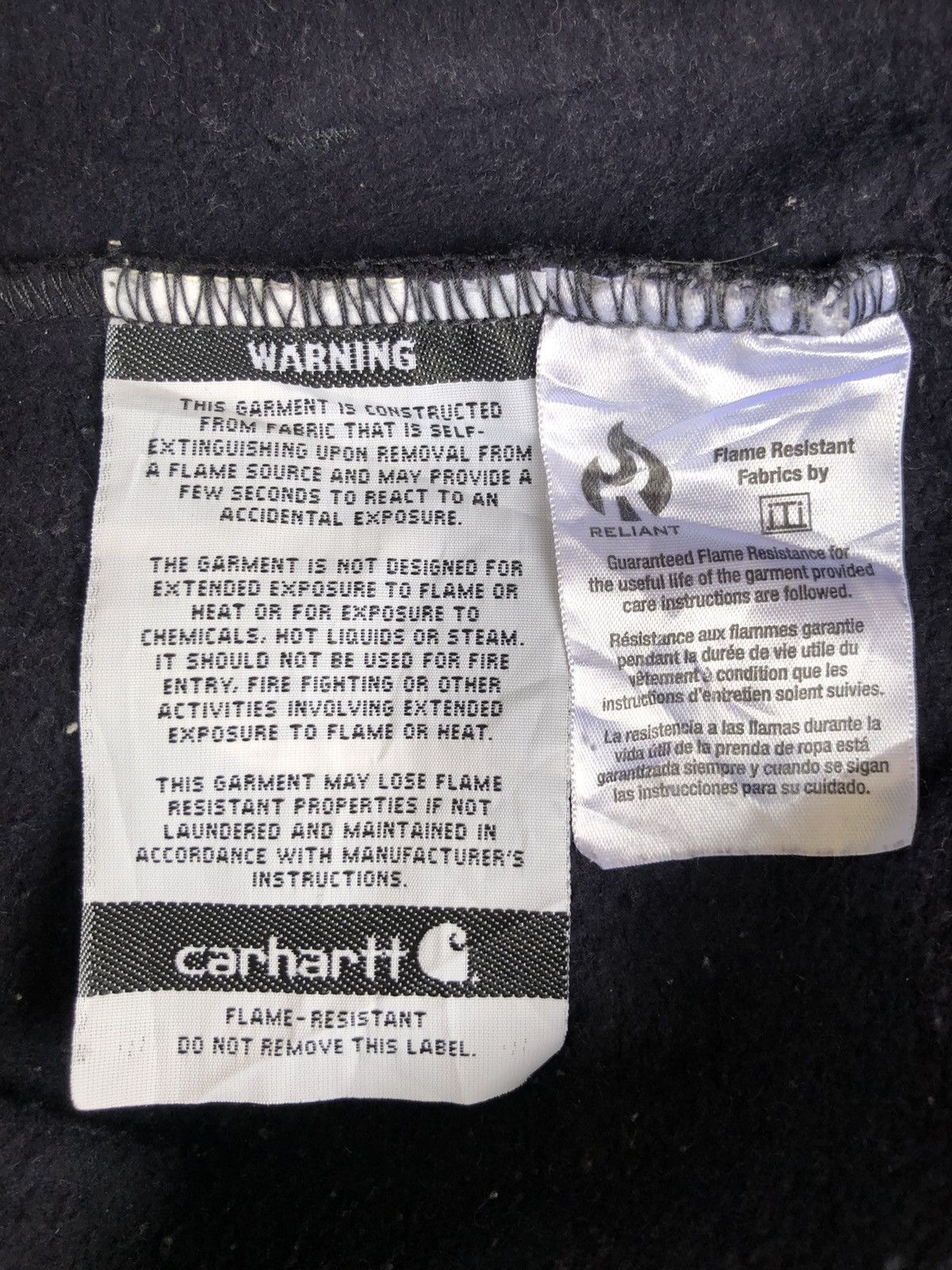 Carhartt Y2K Carhartt FR 🇺🇸 3 HRC Duck Cotton Hoodie Sweater Size US M / EU 48-50 / 2 - 7 Thumbnail