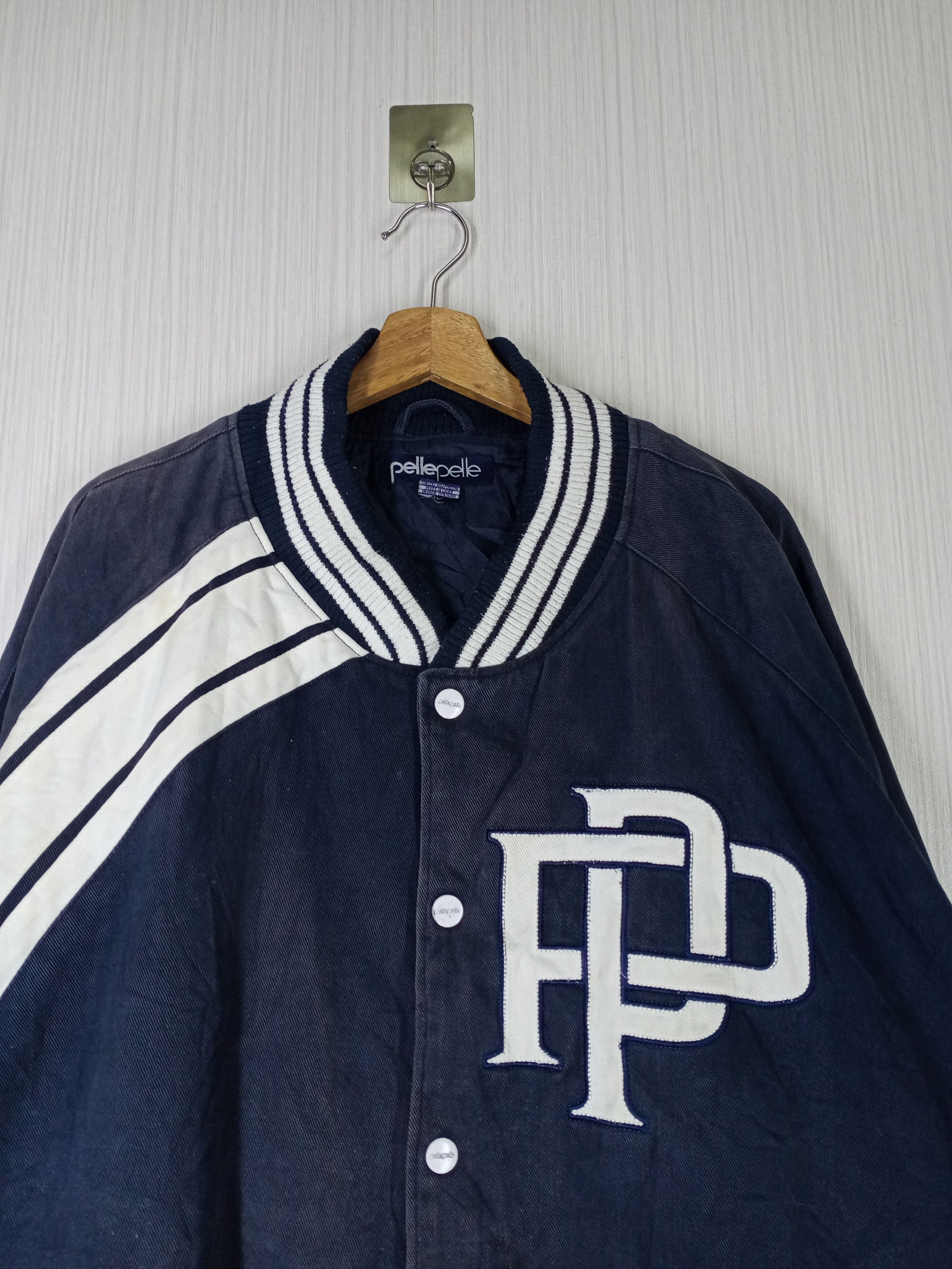 Pelle Pelle Pelle Pelle Embroidery Varsity Jacket Big Size Size US XXL / EU 58 / 5 - 3 Thumbnail