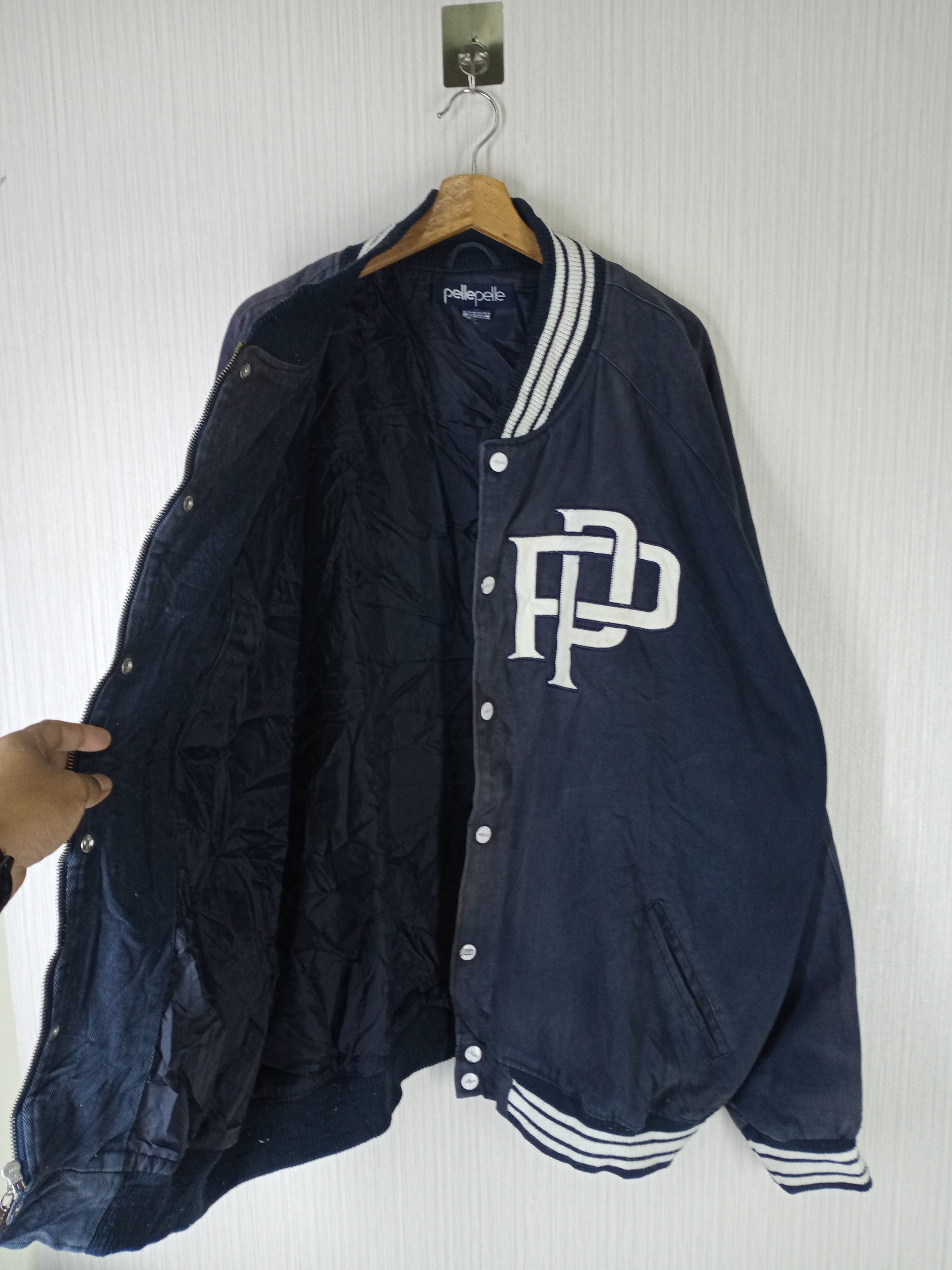 Pelle Pelle Pelle Pelle Embroidery Varsity Jacket Big Size Size US XXL / EU 58 / 5 - 10 Thumbnail