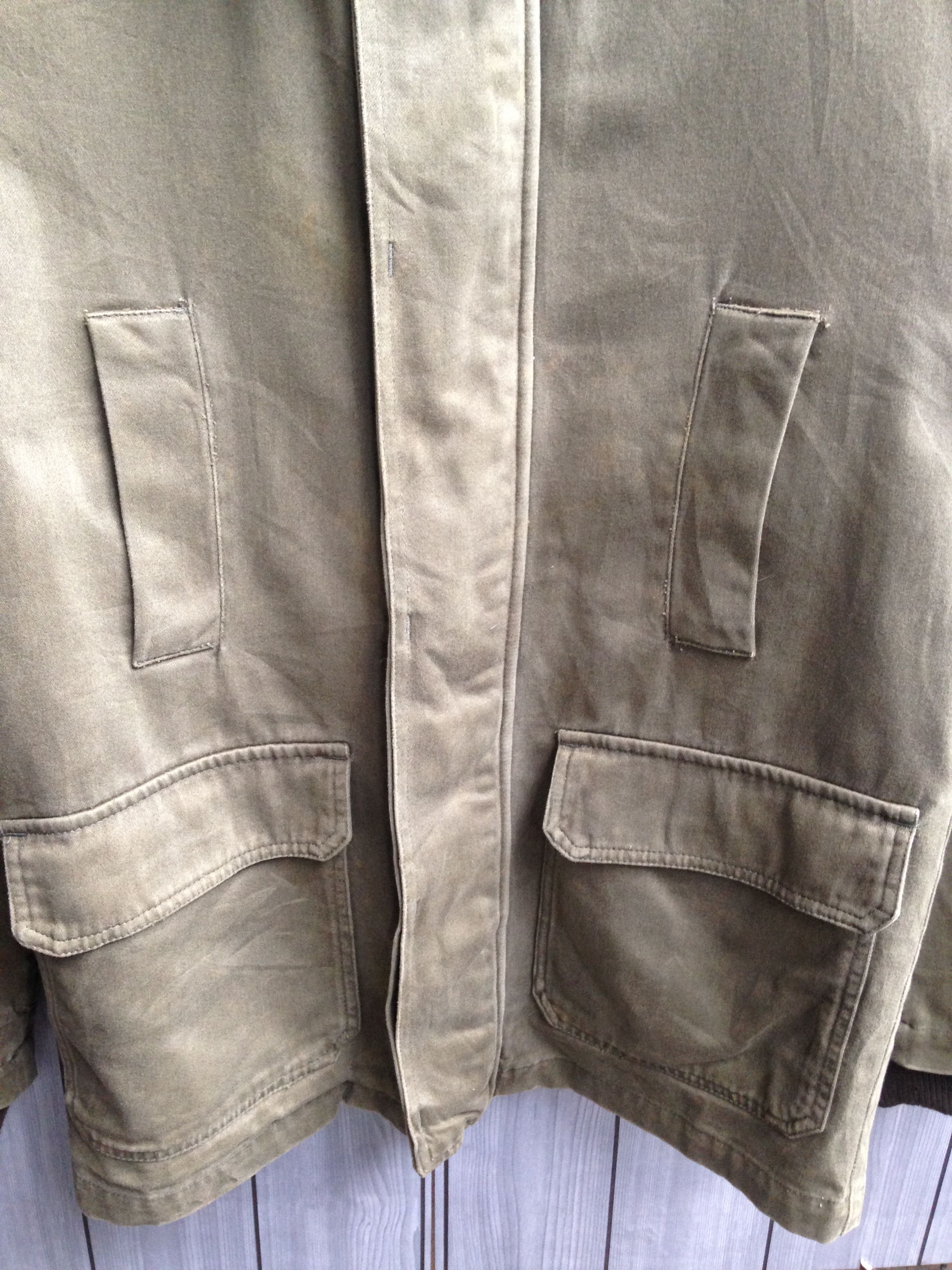 A.P.C. APC Sherpa Olive Winter Jacket Size US S / EU 44-46 / 1 - 6 Thumbnail