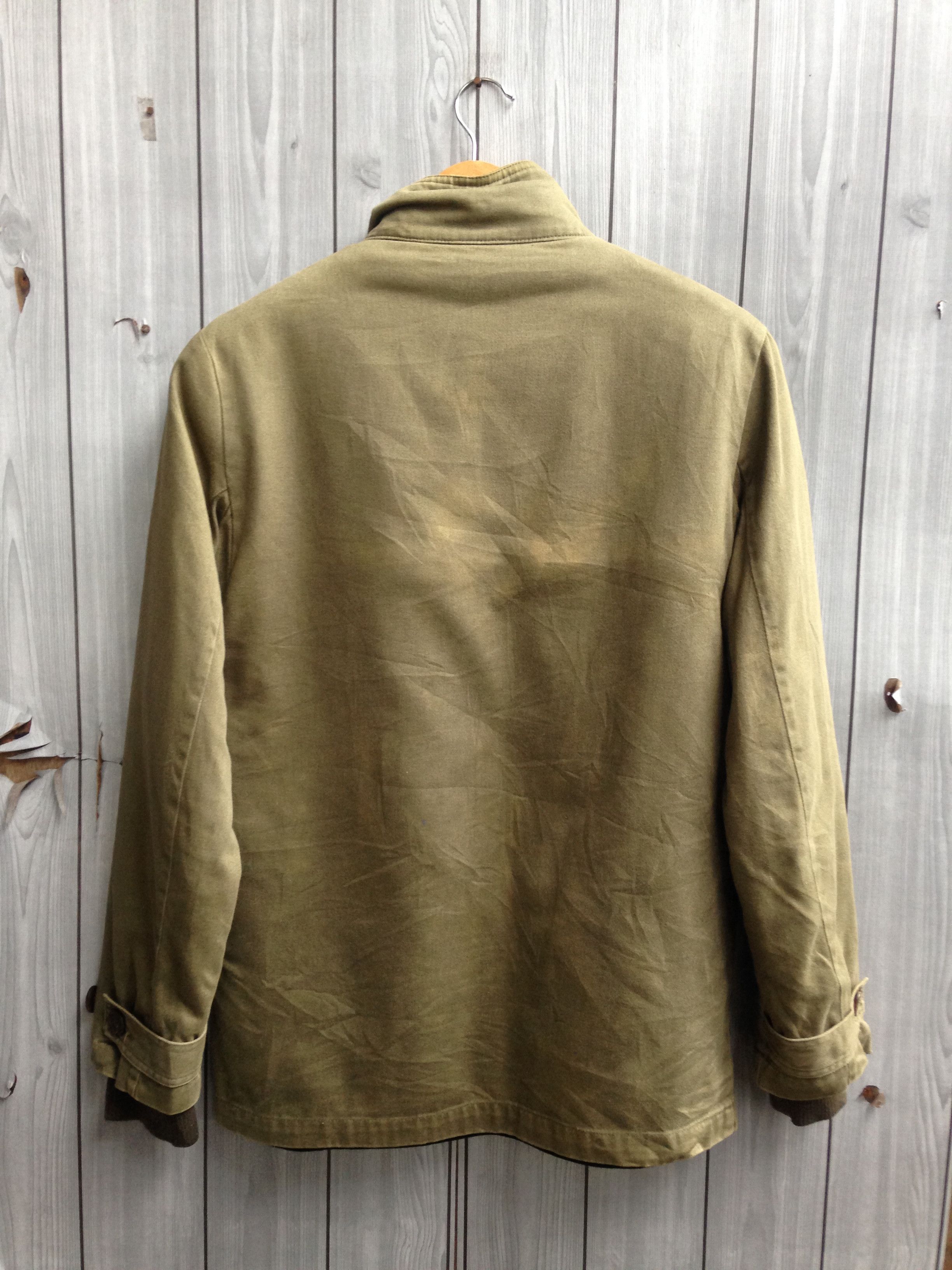 A.P.C. APC Sherpa Olive Winter Jacket Size US S / EU 44-46 / 1 - 4 Thumbnail