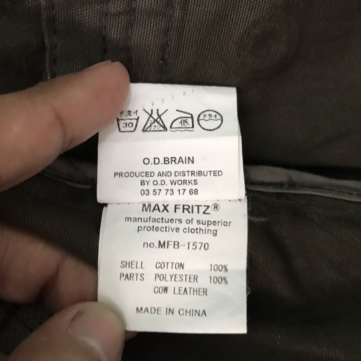 Japanese Brand RARE Design Max Fritz O.D Brain Multi zipper Jacket Size US S / EU 44-46 / 1 - 20 Thumbnail
