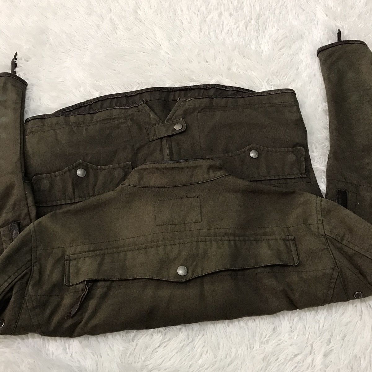 Japanese Brand RARE Design Max Fritz O.D Brain Multi zipper Jacket Size US S / EU 44-46 / 1 - 15 Thumbnail