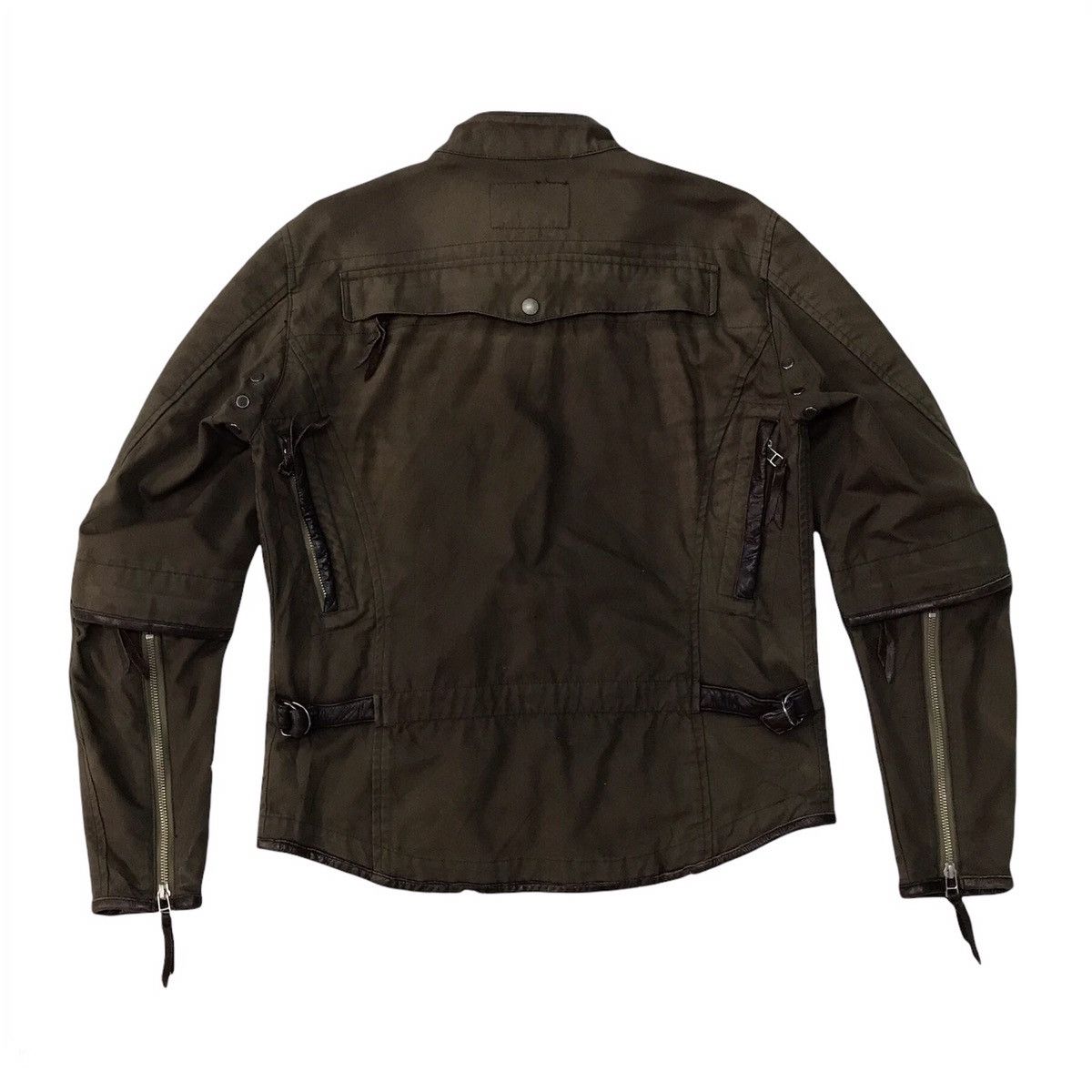 Japanese Brand RARE Design Max Fritz O.D Brain Multi zipper Jacket Size US S / EU 44-46 / 1 - 2 Thumbnail