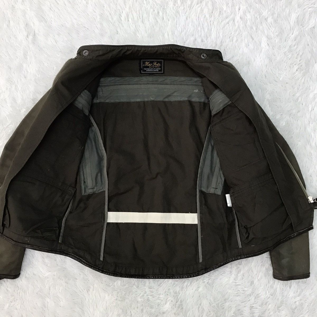 Japanese Brand RARE Design Max Fritz O.D Brain Multi zipper Jacket Size US S / EU 44-46 / 1 - 17 Thumbnail