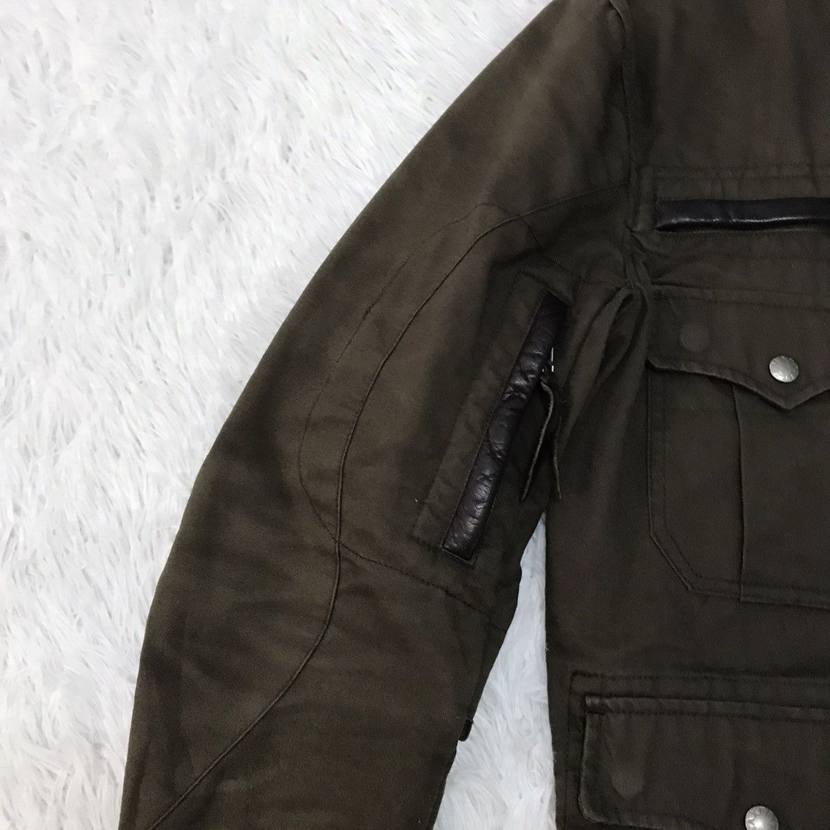 Japanese Brand RARE Design Max Fritz O.D Brain Multi zipper Jacket Size US S / EU 44-46 / 1 - 10 Thumbnail