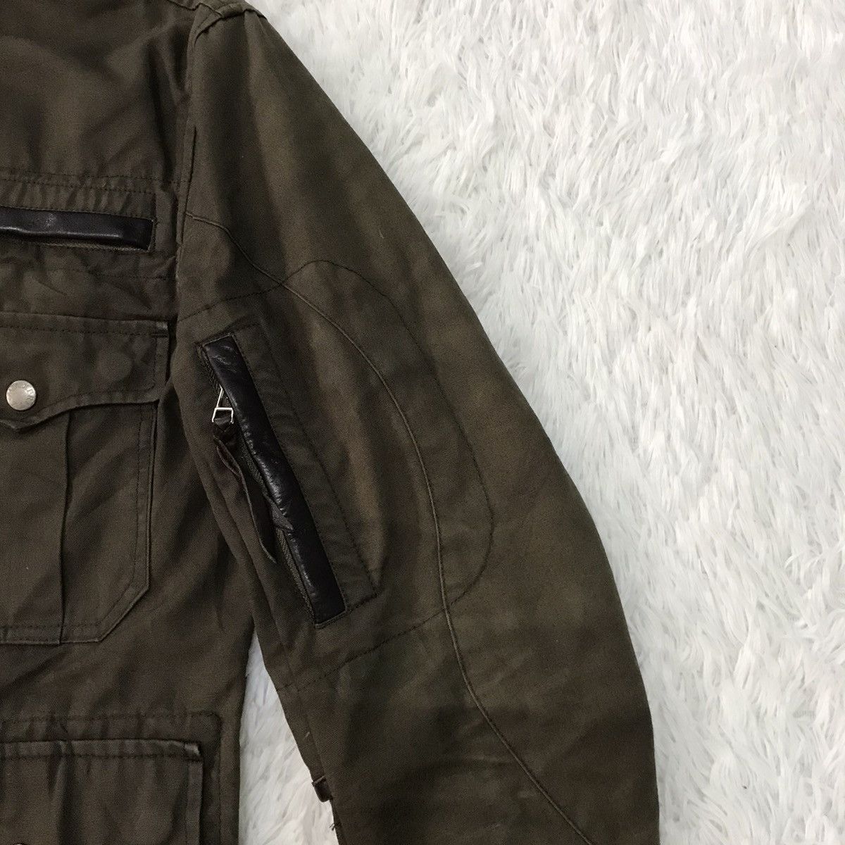 Japanese Brand RARE Design Max Fritz O.D Brain Multi zipper Jacket Size US S / EU 44-46 / 1 - 8 Thumbnail
