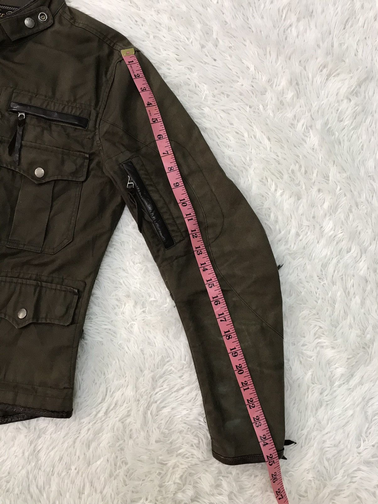 Japanese Brand RARE Design Max Fritz O.D Brain Multi zipper Jacket Size US S / EU 44-46 / 1 - 25 Thumbnail