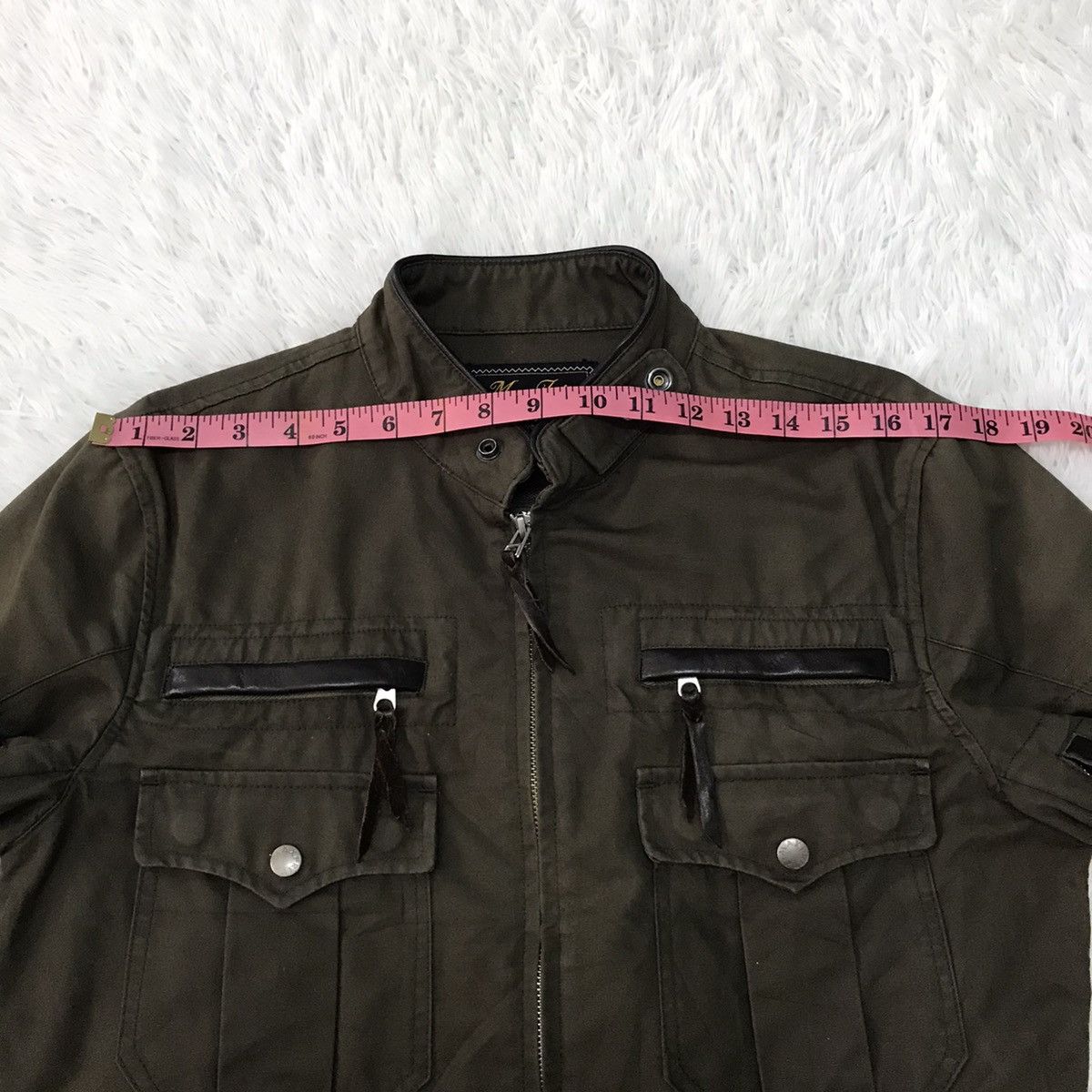 Japanese Brand RARE Design Max Fritz O.D Brain Multi zipper Jacket Size US S / EU 44-46 / 1 - 24 Thumbnail