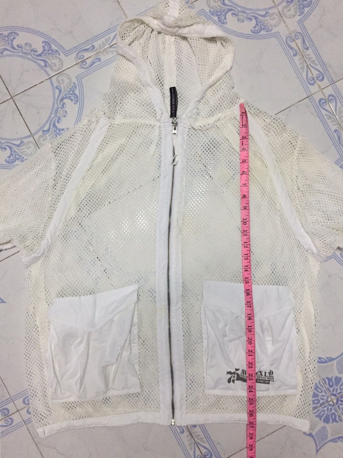 Avirex Rare Netting Avirex Usa Zipper Jacket Outerwear Hoodie Size US M / EU 48-50 / 2 - 18 Thumbnail