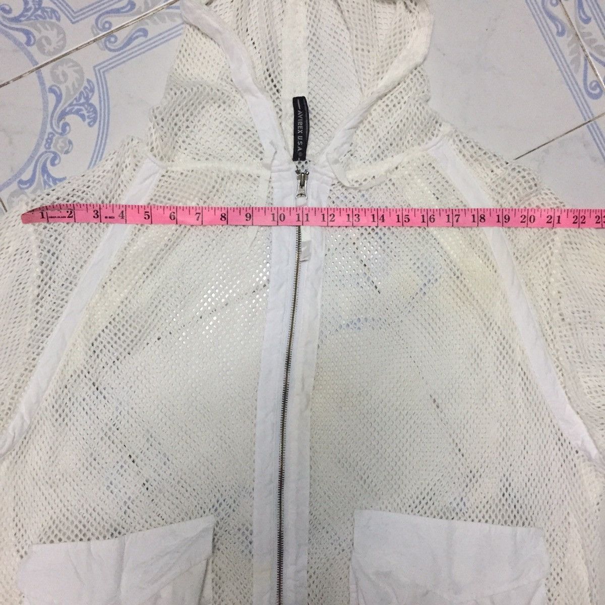 Avirex Rare Netting Avirex Usa Zipper Jacket Outerwear Hoodie Size US M / EU 48-50 / 2 - 19 Thumbnail