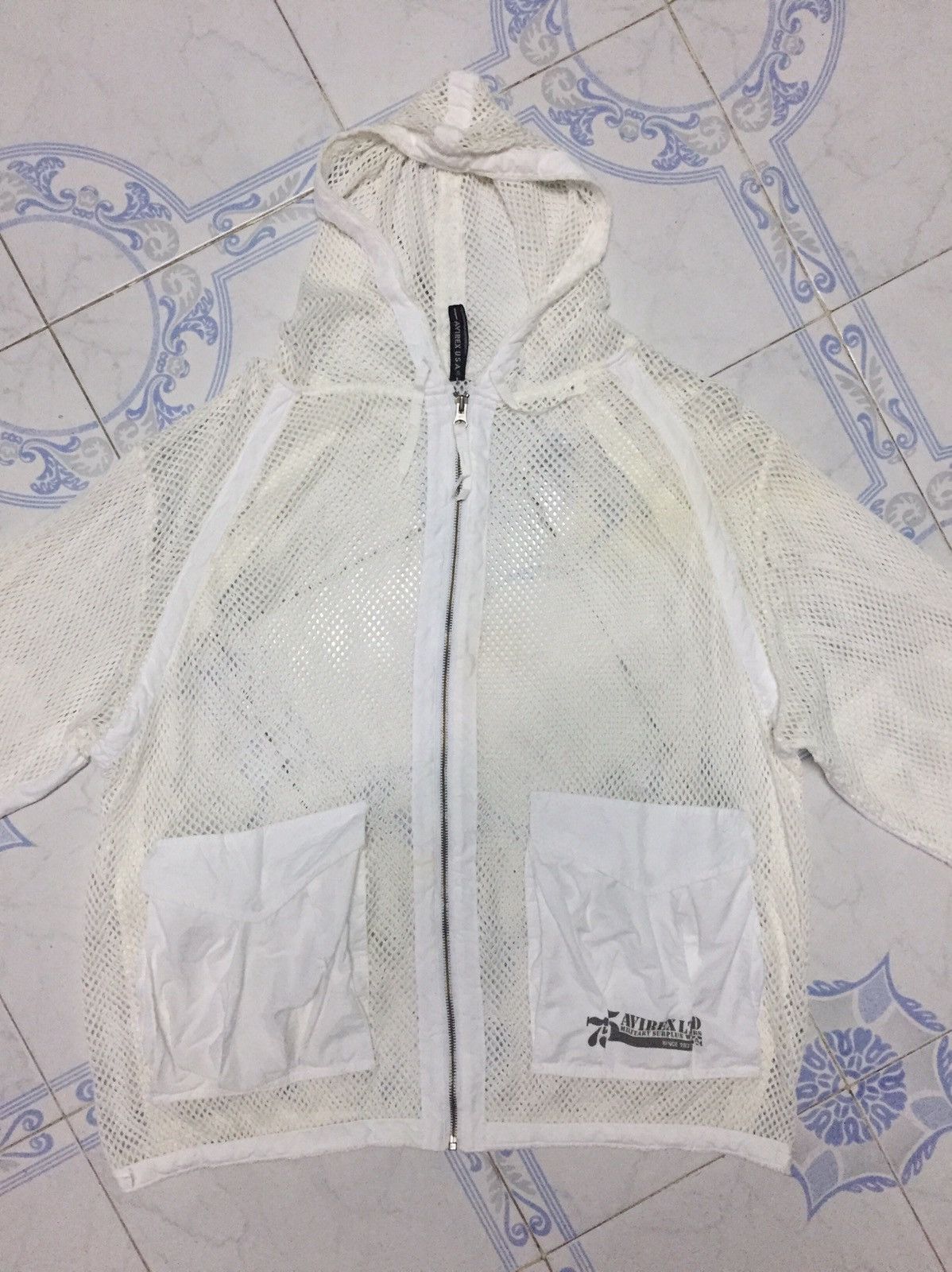 Avirex Rare Netting Avirex Usa Zipper Jacket Outerwear Hoodie Size US M / EU 48-50 / 2 - 2 Thumbnail