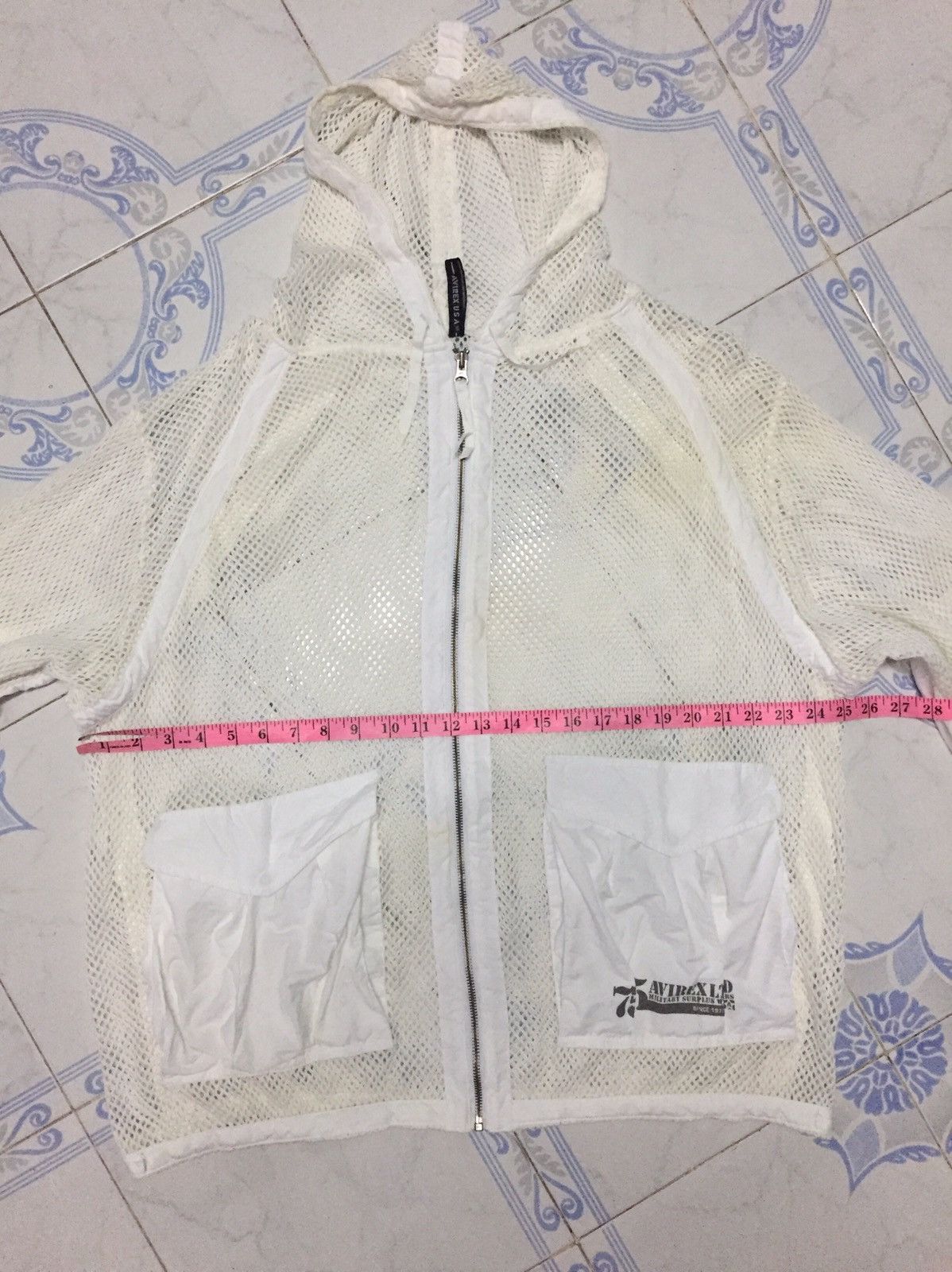 Avirex Rare Netting Avirex Usa Zipper Jacket Outerwear Hoodie Size US M / EU 48-50 / 2 - 17 Thumbnail