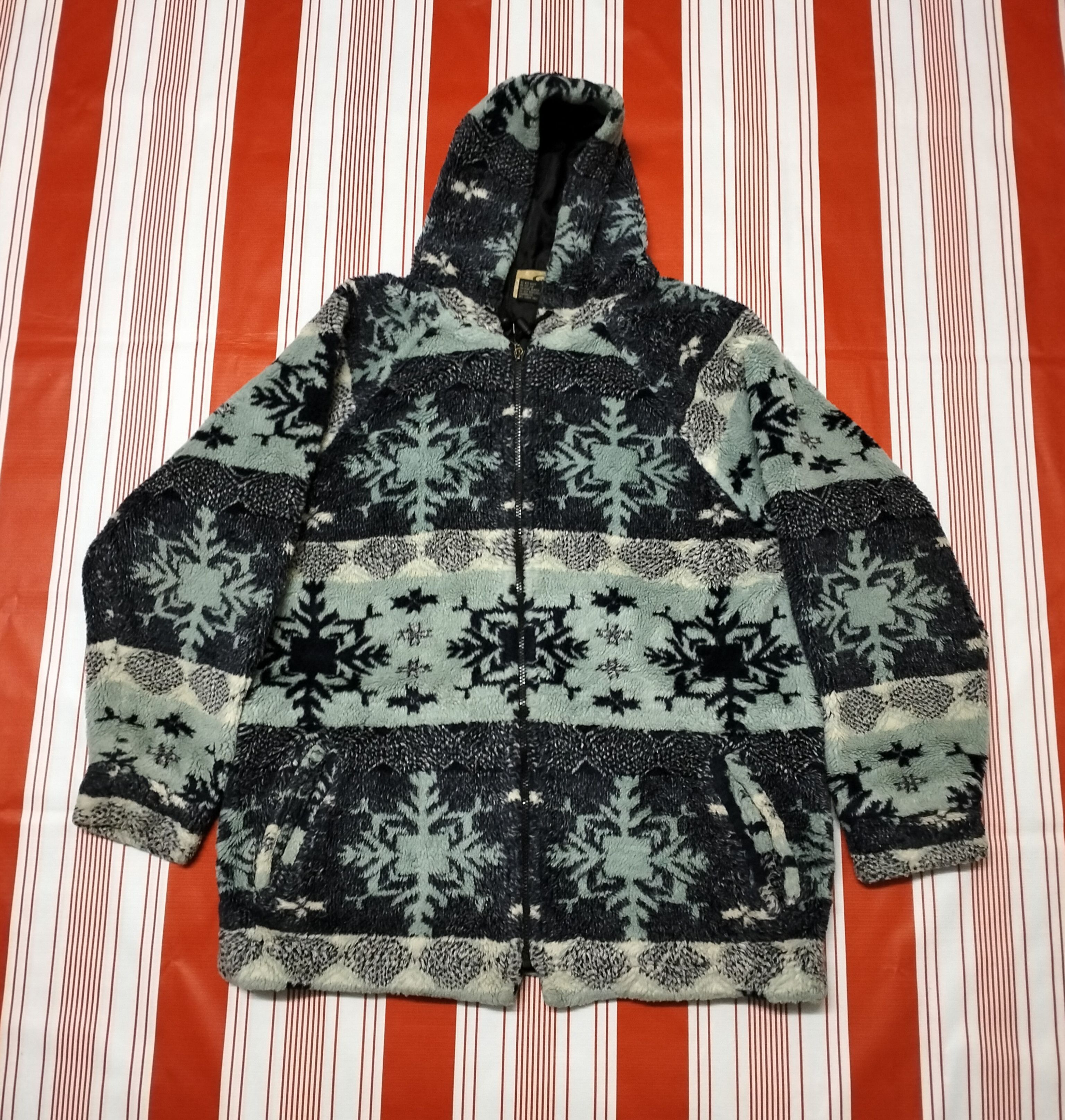 Japanese Brand × Vintage Vintage Piko Surfing Fleece hoodie Sweater Size US L / EU 52-54 / 3 - 1 Thumbnail