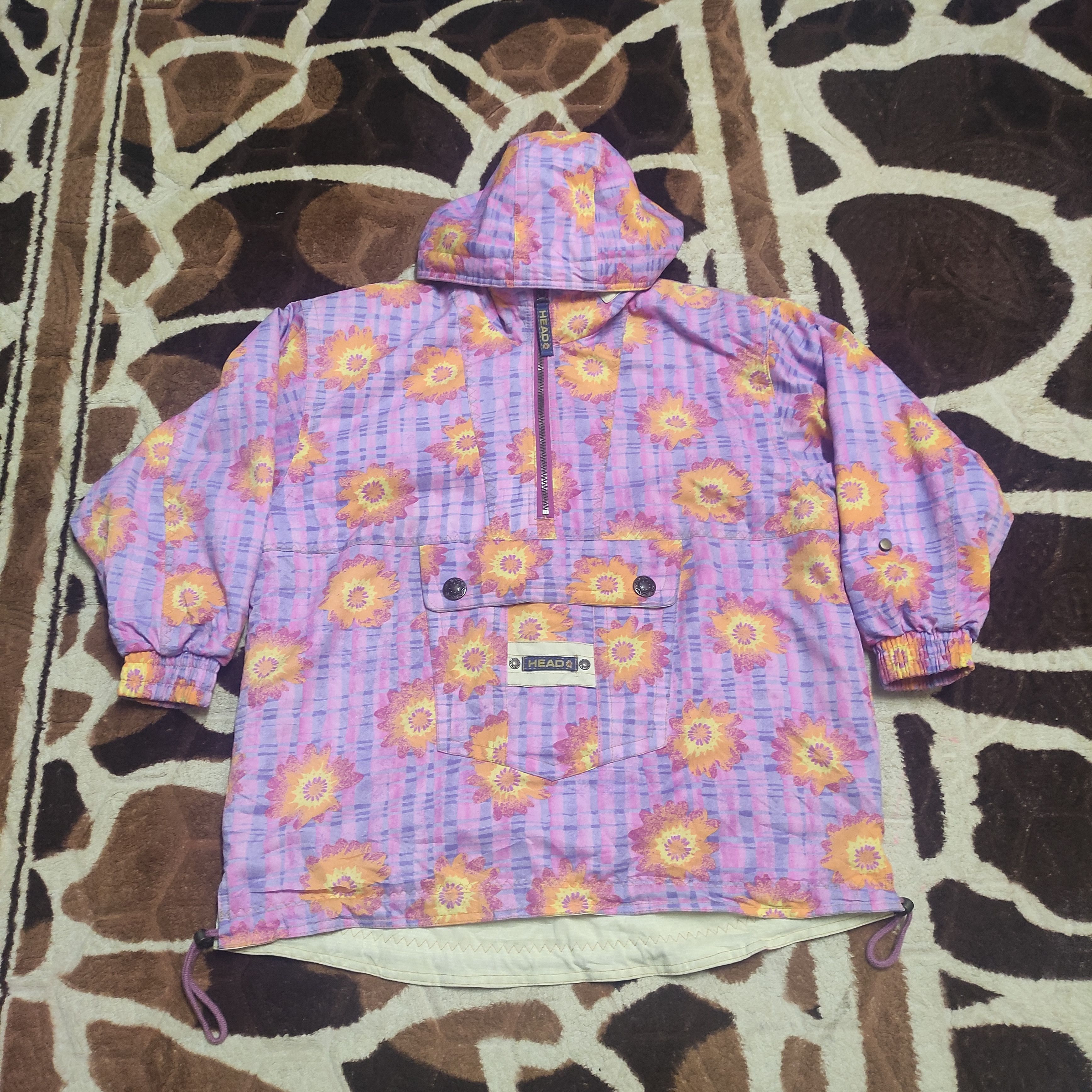 Japanese Brand Vtg Flowers Design Pacific Island hoodie jacket Size US L / EU 52-54 / 3 - 3 Thumbnail