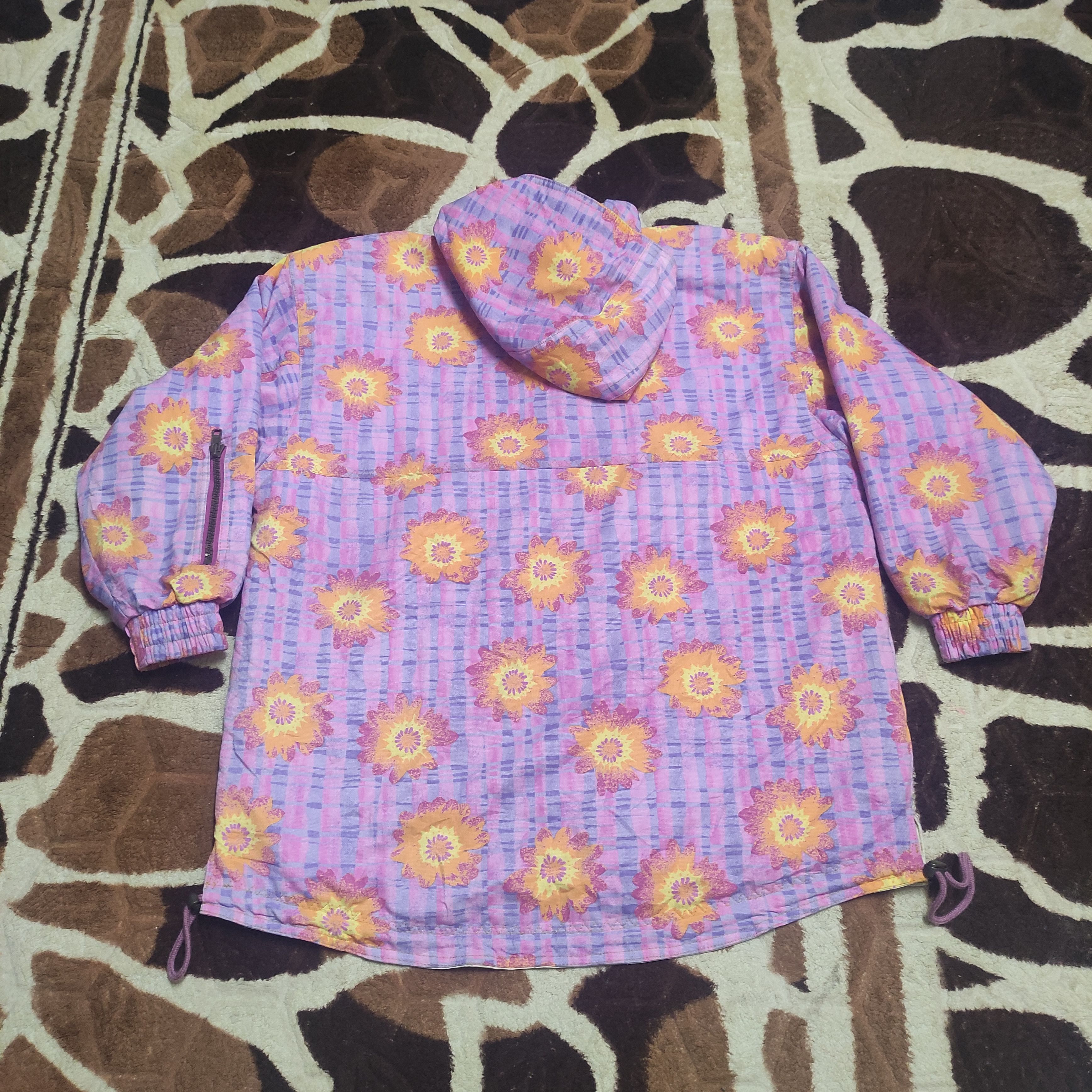 Japanese Brand Vtg Flowers Design Pacific Island hoodie jacket Size US L / EU 52-54 / 3 - 4 Thumbnail