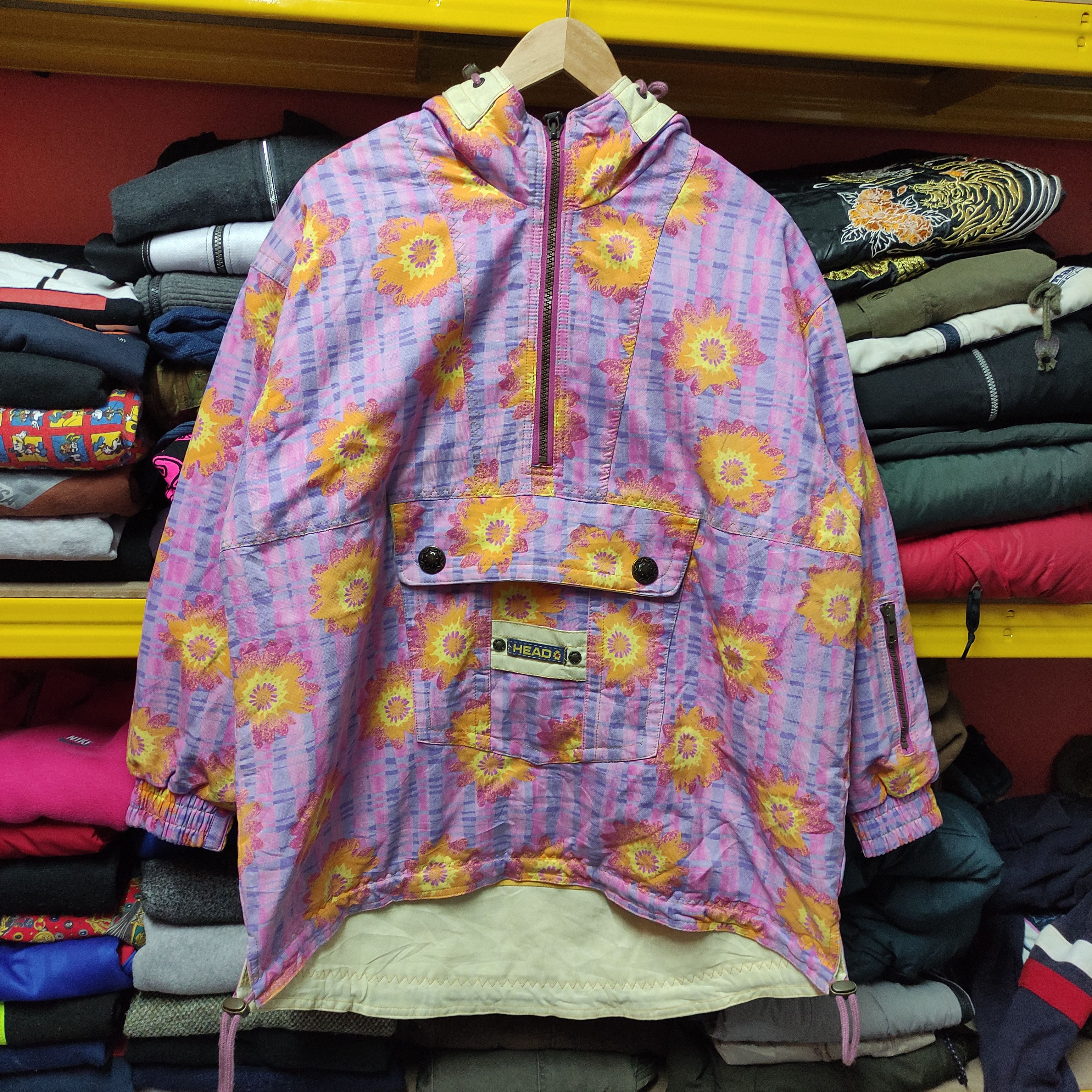 Japanese Brand Vtg Flowers Design Pacific Island hoodie jacket Size US L / EU 52-54 / 3 - 1 Thumbnail