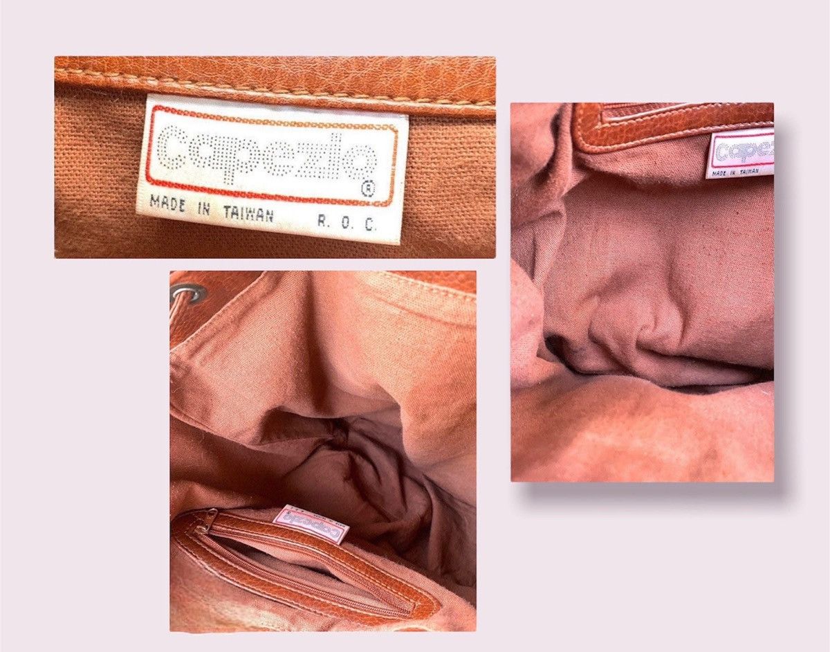 Vintage Vintage Leather Bucket Bag Designer Backpack Purse Size ONE SIZE - 9 Thumbnail