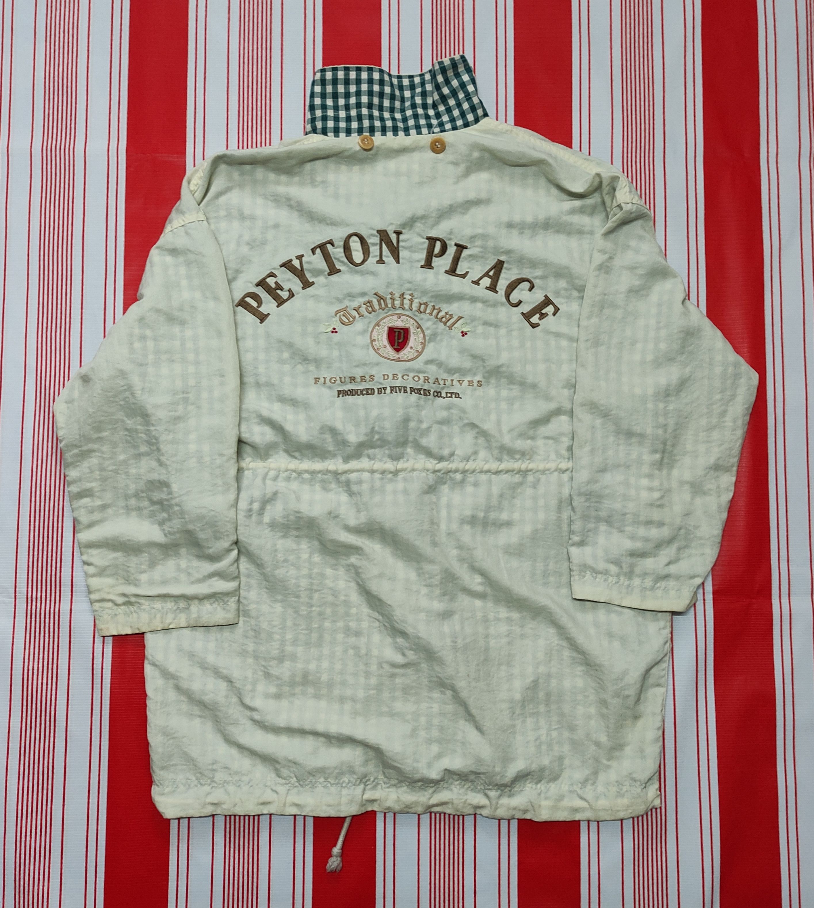 Japanese Brand × Vintage Vtg Peyton Place sports Big Logo Jacket Size US L / EU 52-54 / 3 - 1 Thumbnail