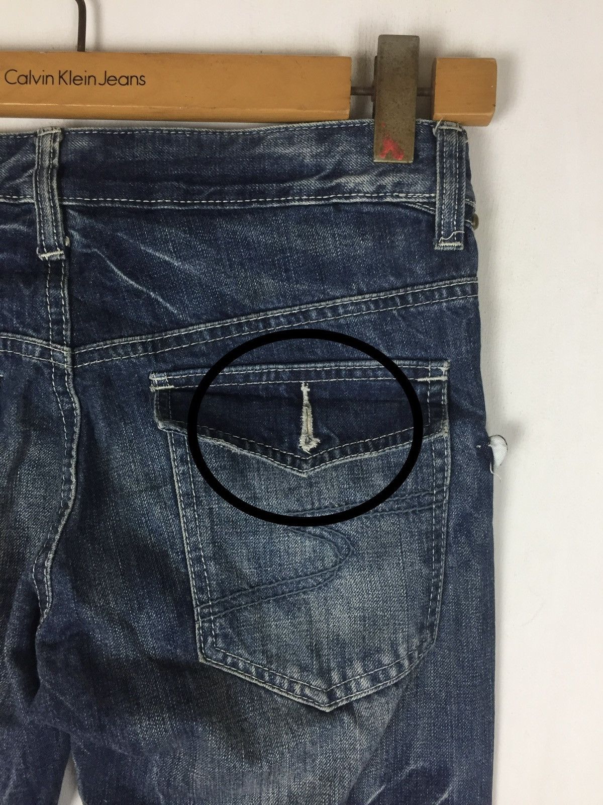 Japanese Brand Japanese Brand Semantic Design Flare Reconstruct Jeans Size US 31 - 11 Thumbnail