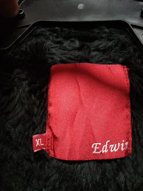 Edwin VINTAGE EDWIN COLDUROY TRUCKER JACKET FAUX FUR LINING Size US L / EU 52-54 / 3 - 4 Thumbnail