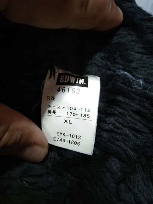 Edwin VINTAGE EDWIN COLDUROY TRUCKER JACKET FAUX FUR LINING Size US L / EU 52-54 / 3 - 6 Thumbnail