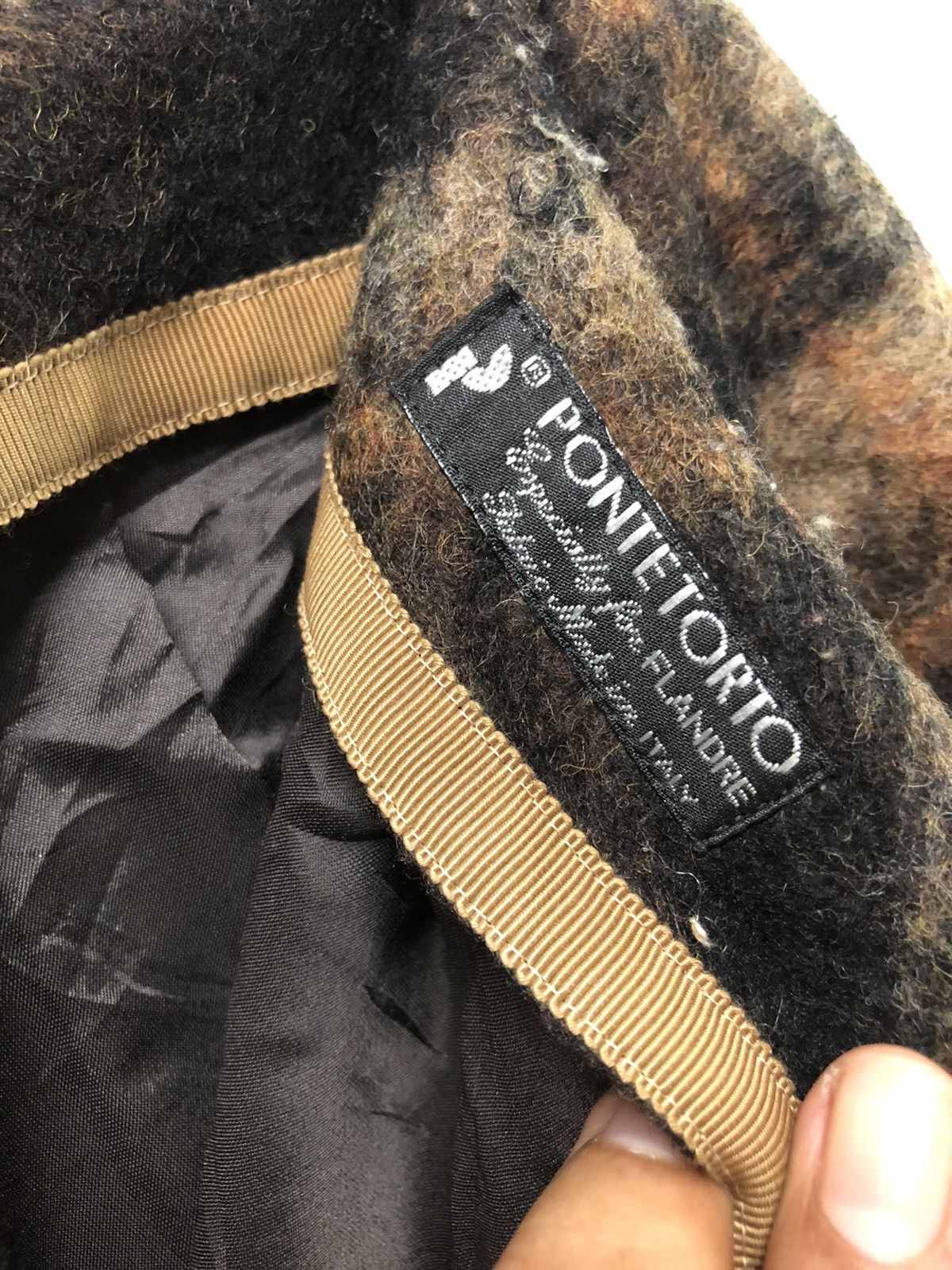 Japanese Brand × Yohji Yamamoto RARE!! INED YOHJI YAMAMOTO X PONTETORTO WOOL CHECKED SKIRT Size 26" / US 2 / IT 38 - 12 Thumbnail