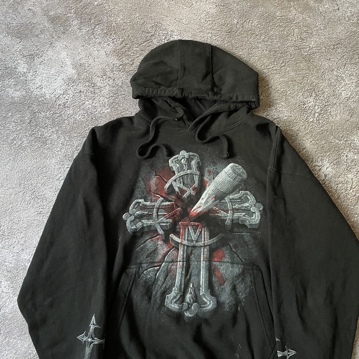 Vintage Vintage Y2K Graphic Tee Skull Horror Vampire Grunge Dark L Size US L / EU 52-54 / 3 - 5 Thumbnail