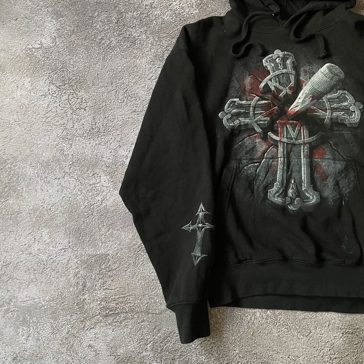 Vintage Vintage Y2K Graphic Tee Skull Horror Vampire Grunge Dark L Size US L / EU 52-54 / 3 - 4 Thumbnail