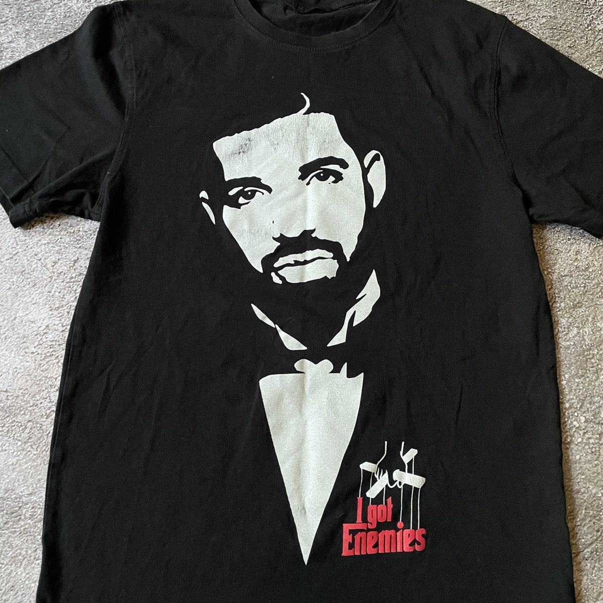 Vintage Vintage Y2K Drake Graphic Tee Streetwear Swag Black Washed M Size US M / EU 48-50 / 2 - 5 Thumbnail