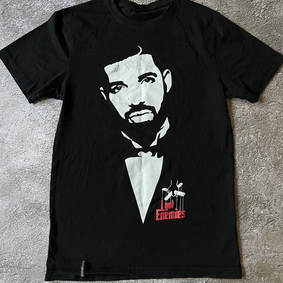 Vintage Vintage Y2K Drake Graphic Tee Streetwear Swag Black Washed M Size US M / EU 48-50 / 2 - 7 Thumbnail