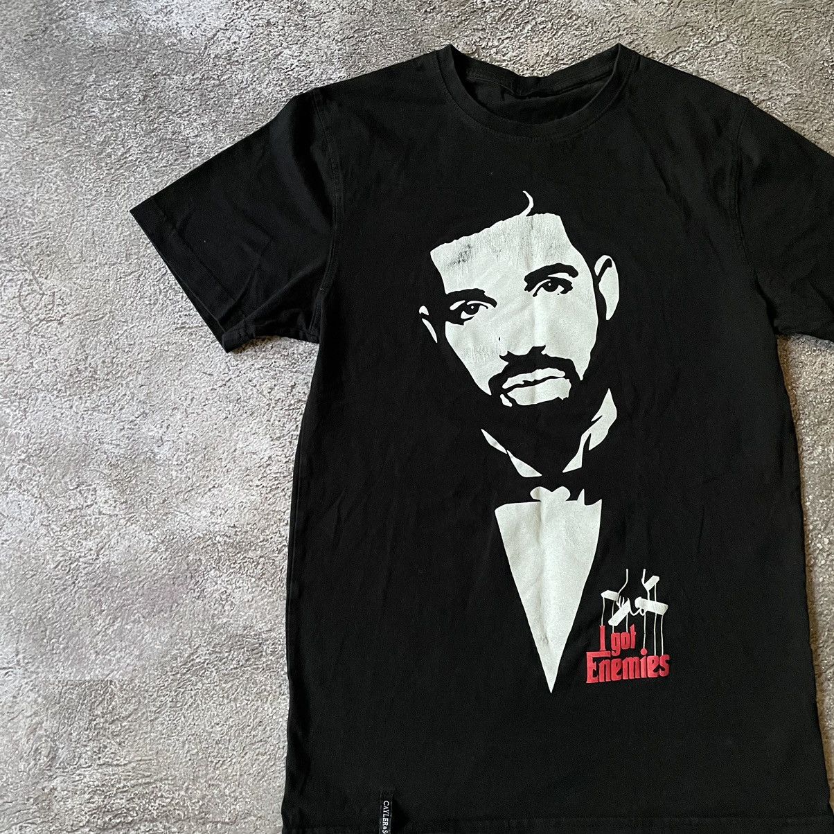 Vintage Vintage Y2K Drake Graphic Tee Streetwear Swag Black Washed M Size US M / EU 48-50 / 2 - 4 Thumbnail