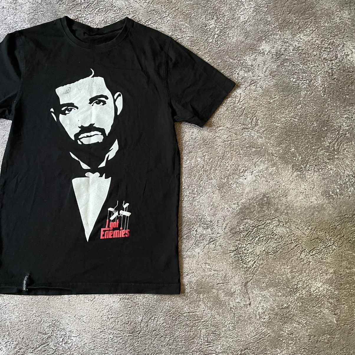 Vintage Vintage Y2K Drake Graphic Tee Streetwear Swag Black Washed M Size US M / EU 48-50 / 2 - 2 Thumbnail