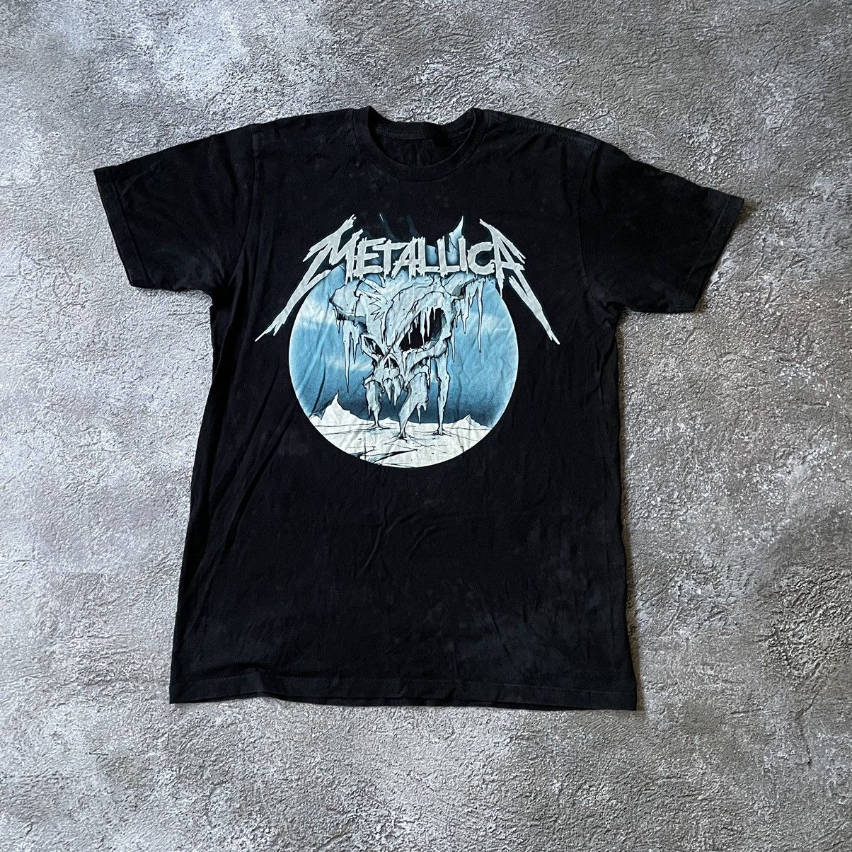 Band Tees Vintage Y2K Metallica Skulls Dead Face God Creepy Horror Tee Size US M / EU 48-50 / 2 - 2 Thumbnail