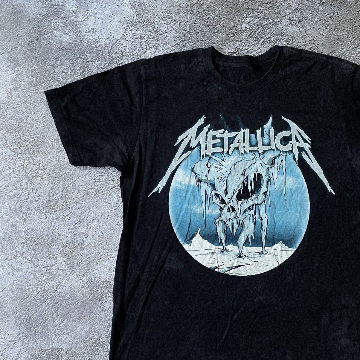 Band Tees Vintage Y2K Metallica Skulls Dead Face God Creepy Horror Tee Size US M / EU 48-50 / 2 - 4 Thumbnail