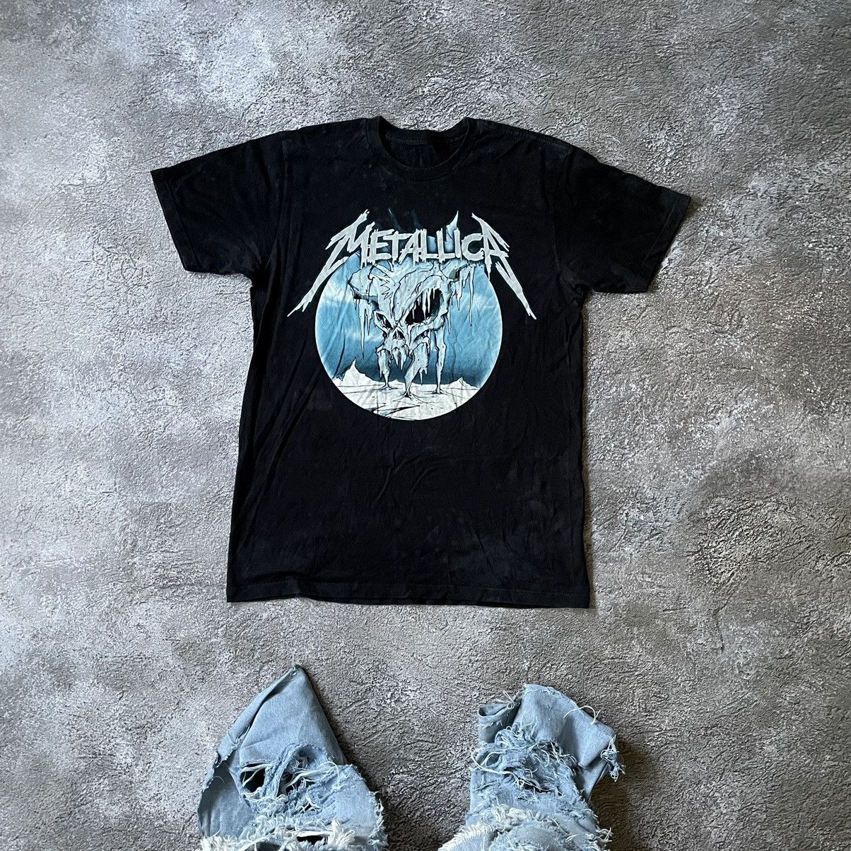 Band Tees Vintage Y2K Metallica Skulls Dead Face God Creepy Horror Tee Size US M / EU 48-50 / 2 - 1 Thumbnail