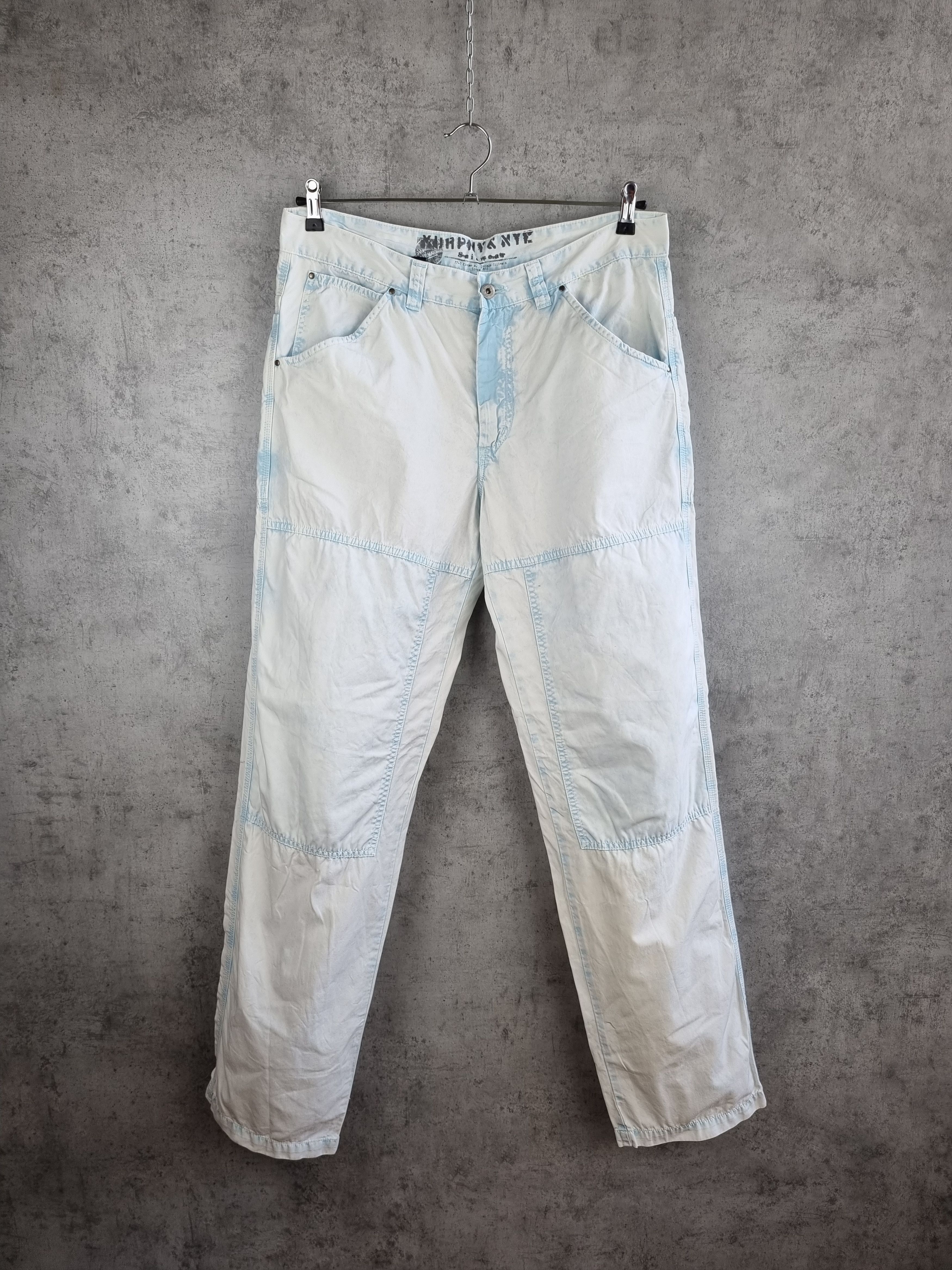 Japanese Brand × Vintage Double Knees TIE DYE Murphy&Nye Light Pant Maharishi Size US 33 - 3 Thumbnail