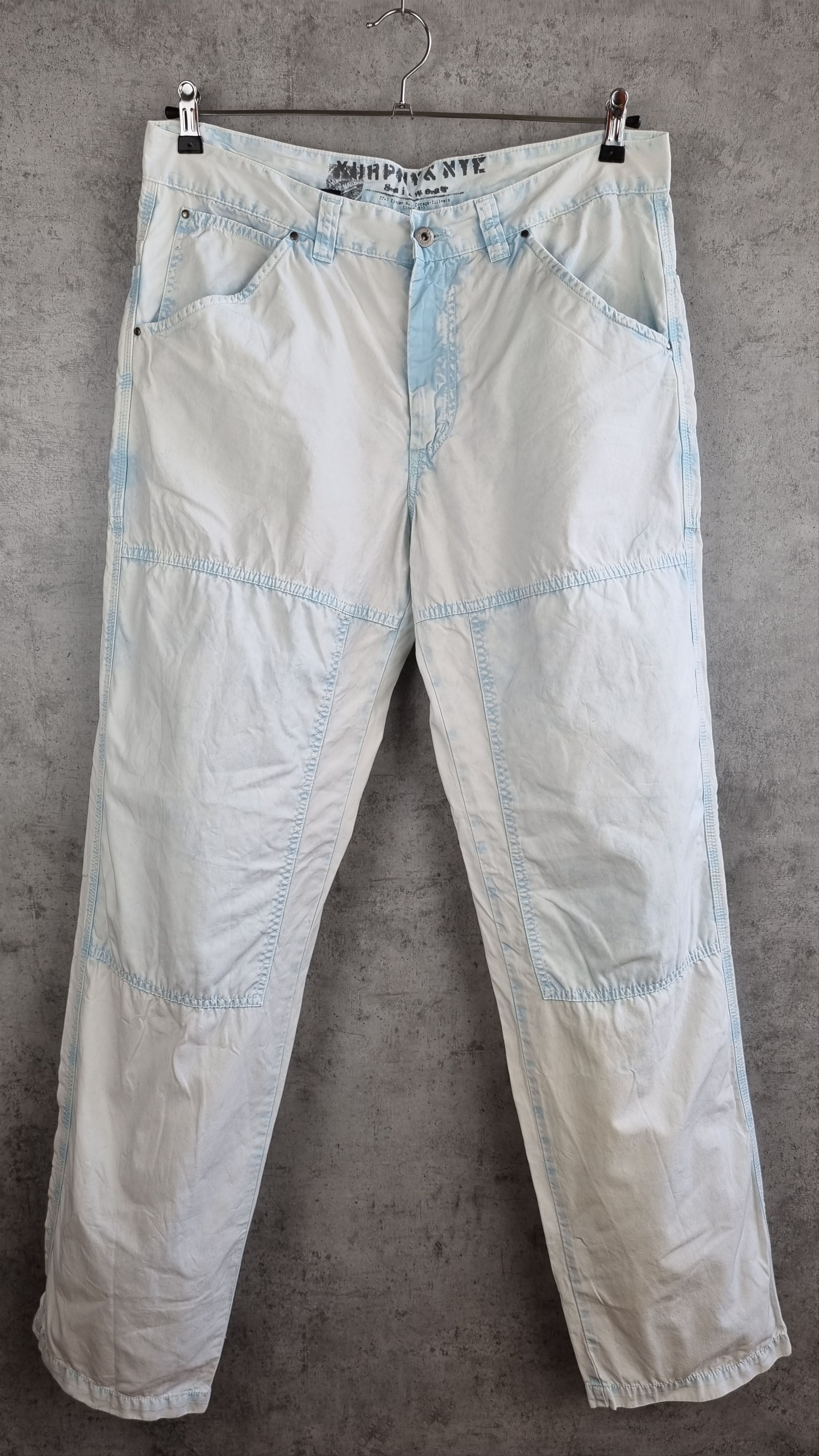 Japanese Brand × Vintage Double Knees TIE DYE Murphy&Nye Light Pant Maharishi Size US 33 - 2 Thumbnail