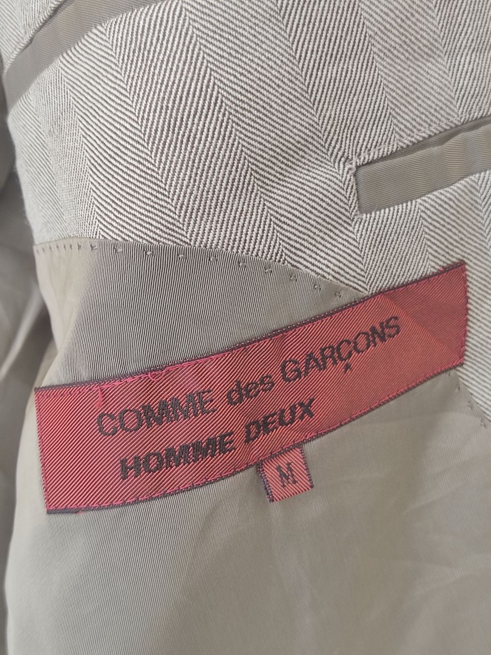 Comme des Garcons VINTAGE AD1993 COMME DES GARÇONS HOMME DEUX BLAZER Size US L / EU 52-54 / 3 - 5 Thumbnail