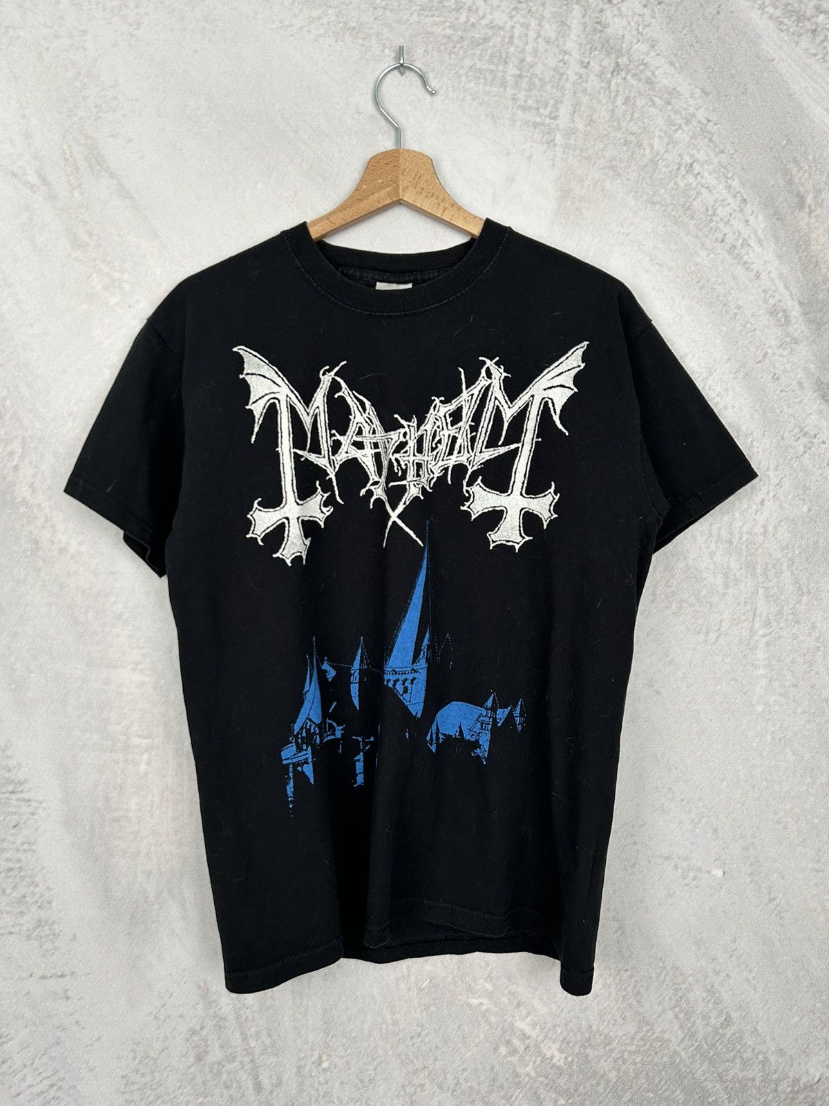 Band Tees × Rock T Shirt × Vintage Vintage Mayhem Black Metal Band Tee ...