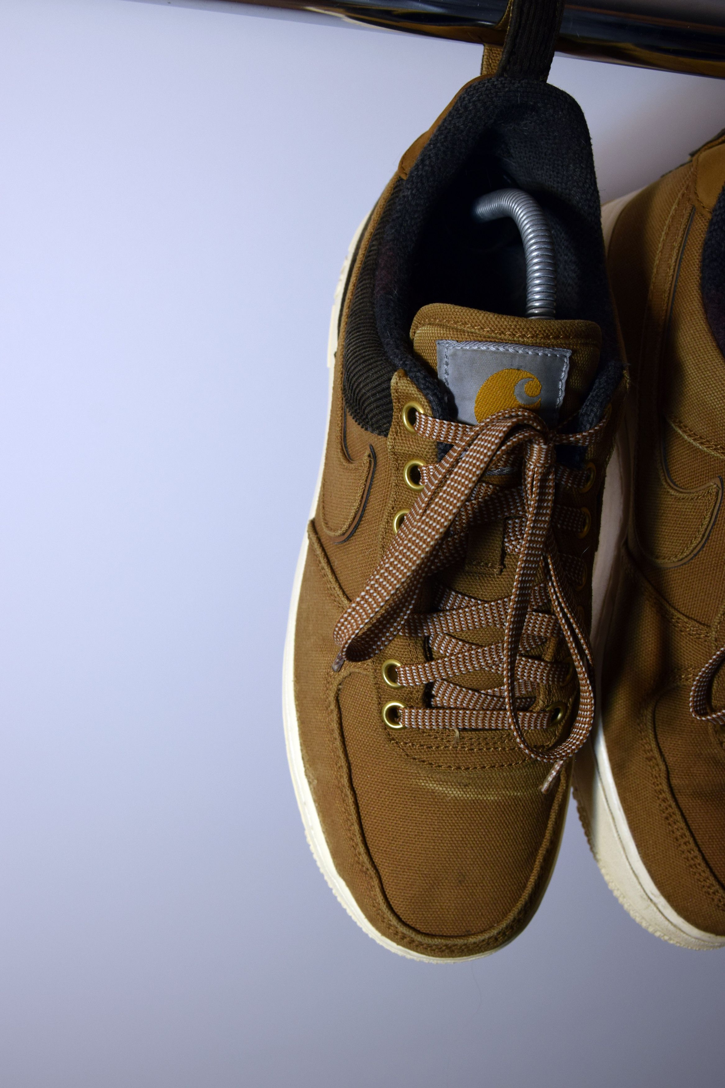 Carhartt × Nike NIKE AIR FORCE 1 X CARHARTT AF1 SNEAKEARS 9 US Size US 9 / EU 42 - 3 Thumbnail