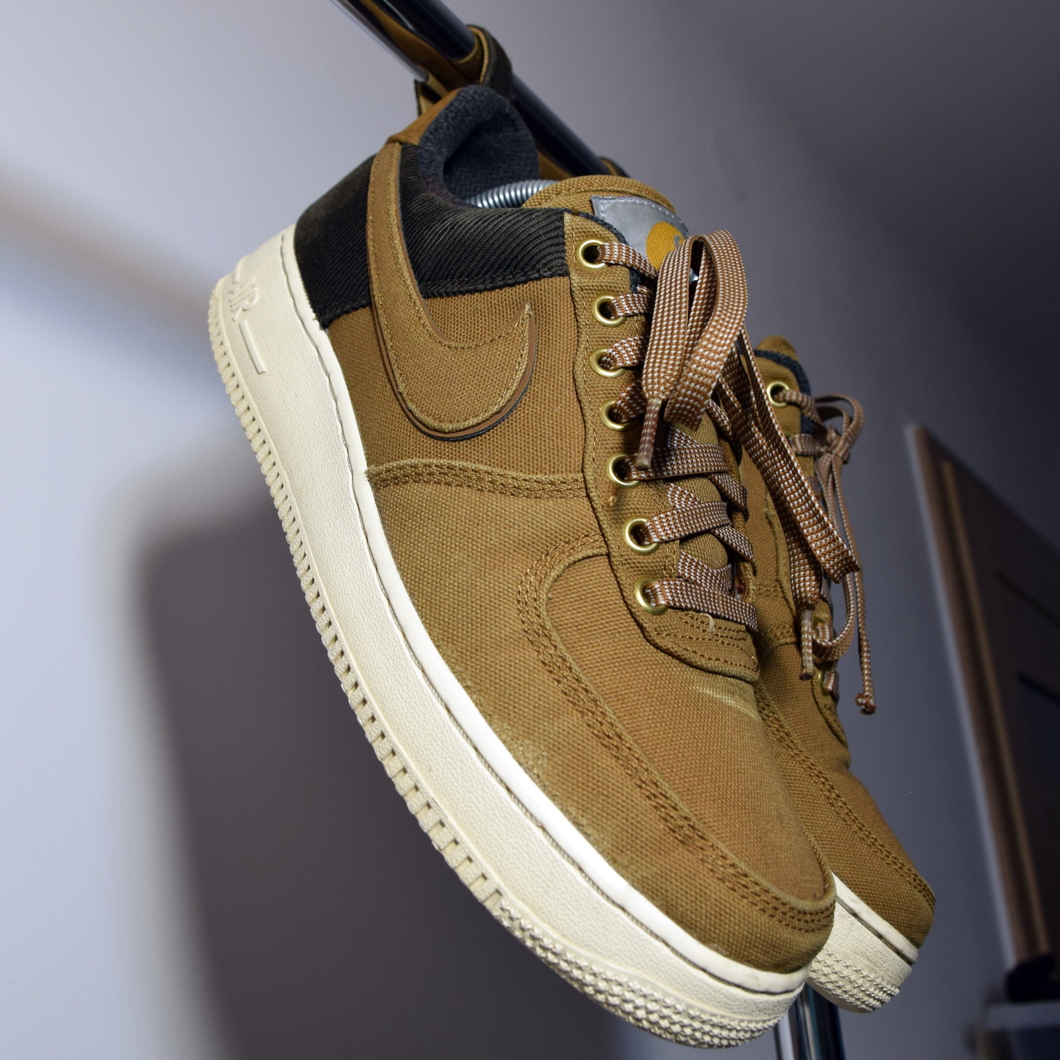 Carhartt × Nike NIKE AIR FORCE 1 X CARHARTT AF1 SNEAKEARS 9 US Size US 9 / EU 42 - 6 Thumbnail