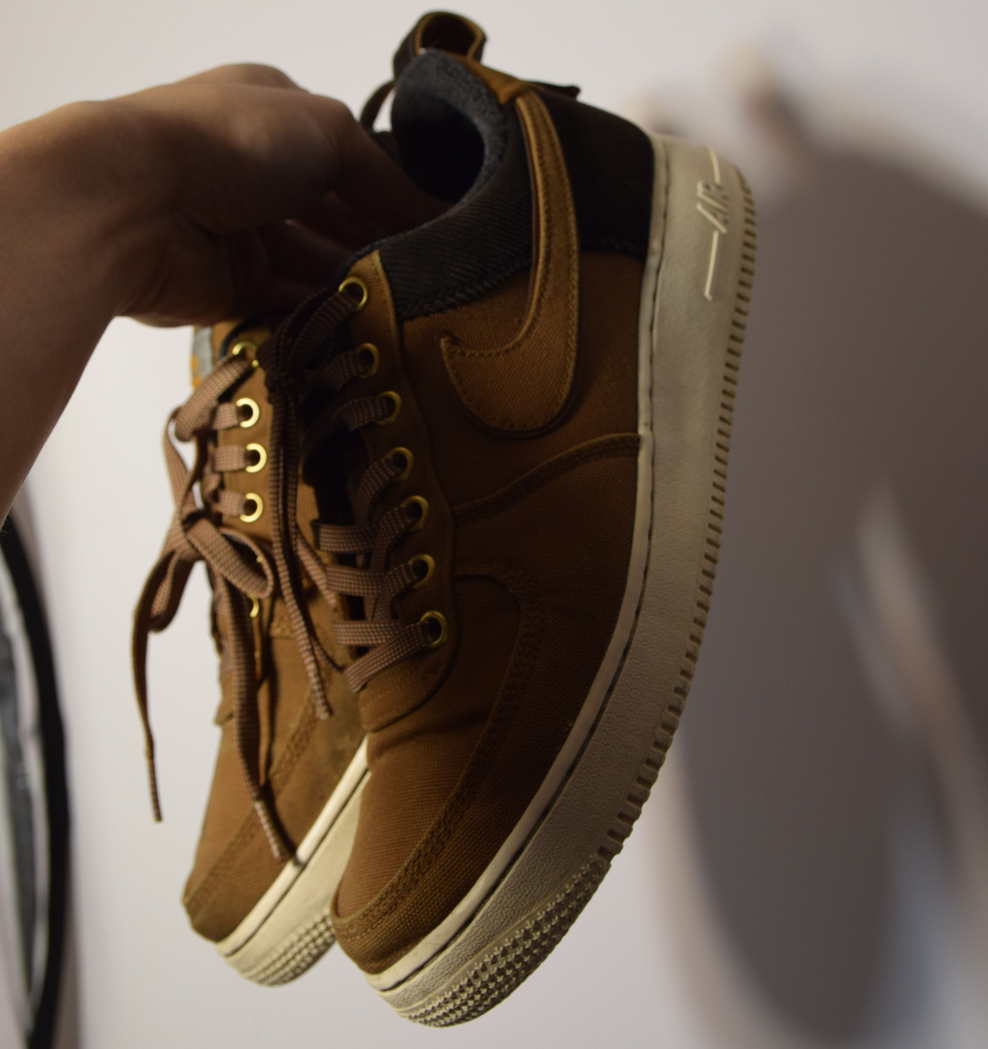 Carhartt × Nike NIKE AIR FORCE 1 X CARHARTT AF1 SNEAKEARS 9 US Size US 9 / EU 42 - 2 Thumbnail