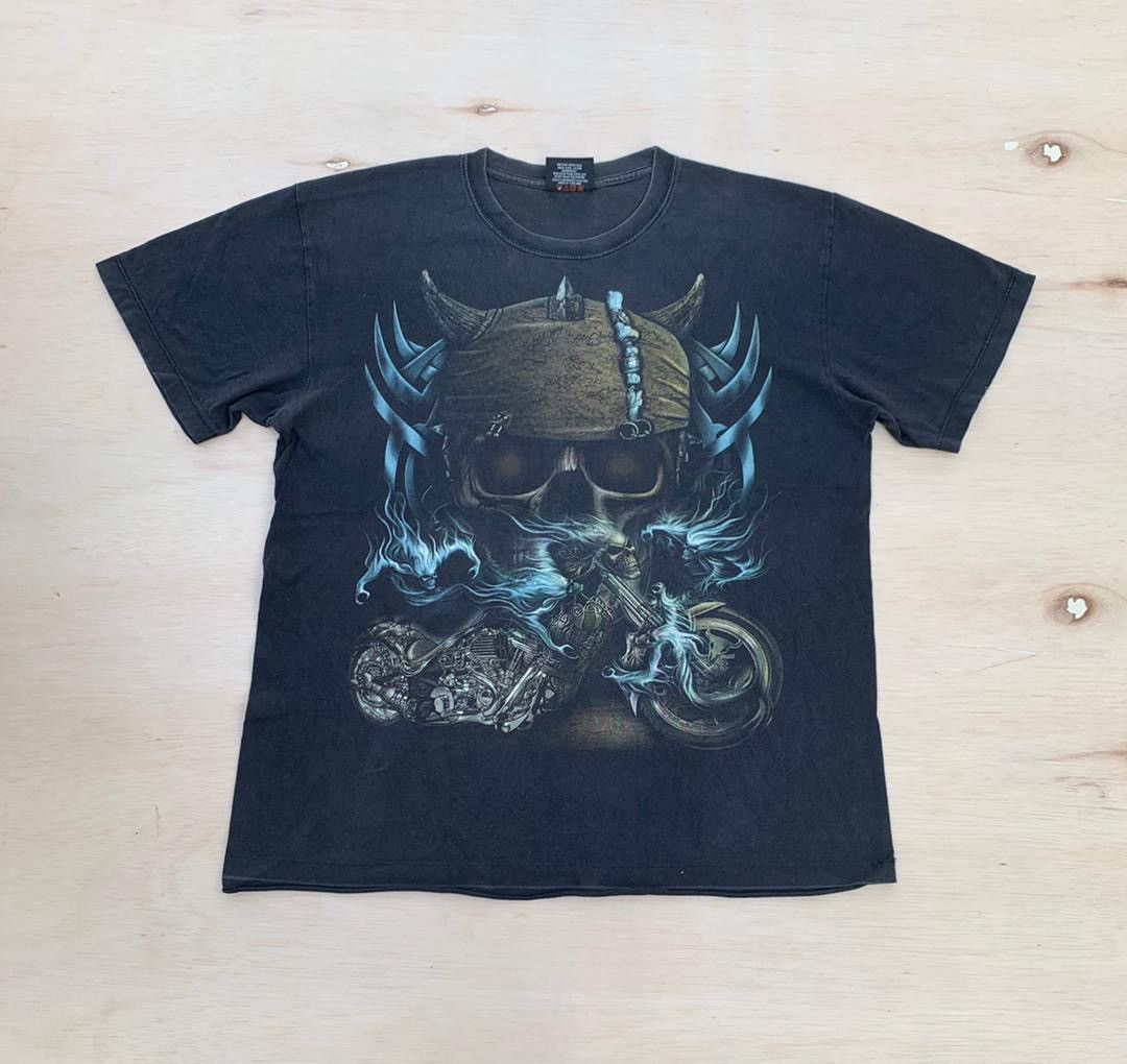 Vintage Vintage Tee skulls A9 Size US L / EU 52-54 / 3 - 1 Thumbnail