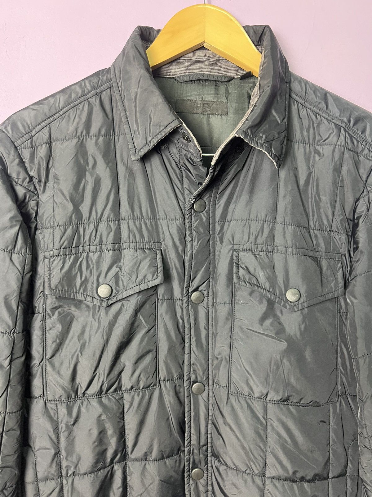 Japanese Brand 🔥Rare Uniqlo Button Quilted Jacket Size US M / EU 48-50 / 2 - 3 Thumbnail