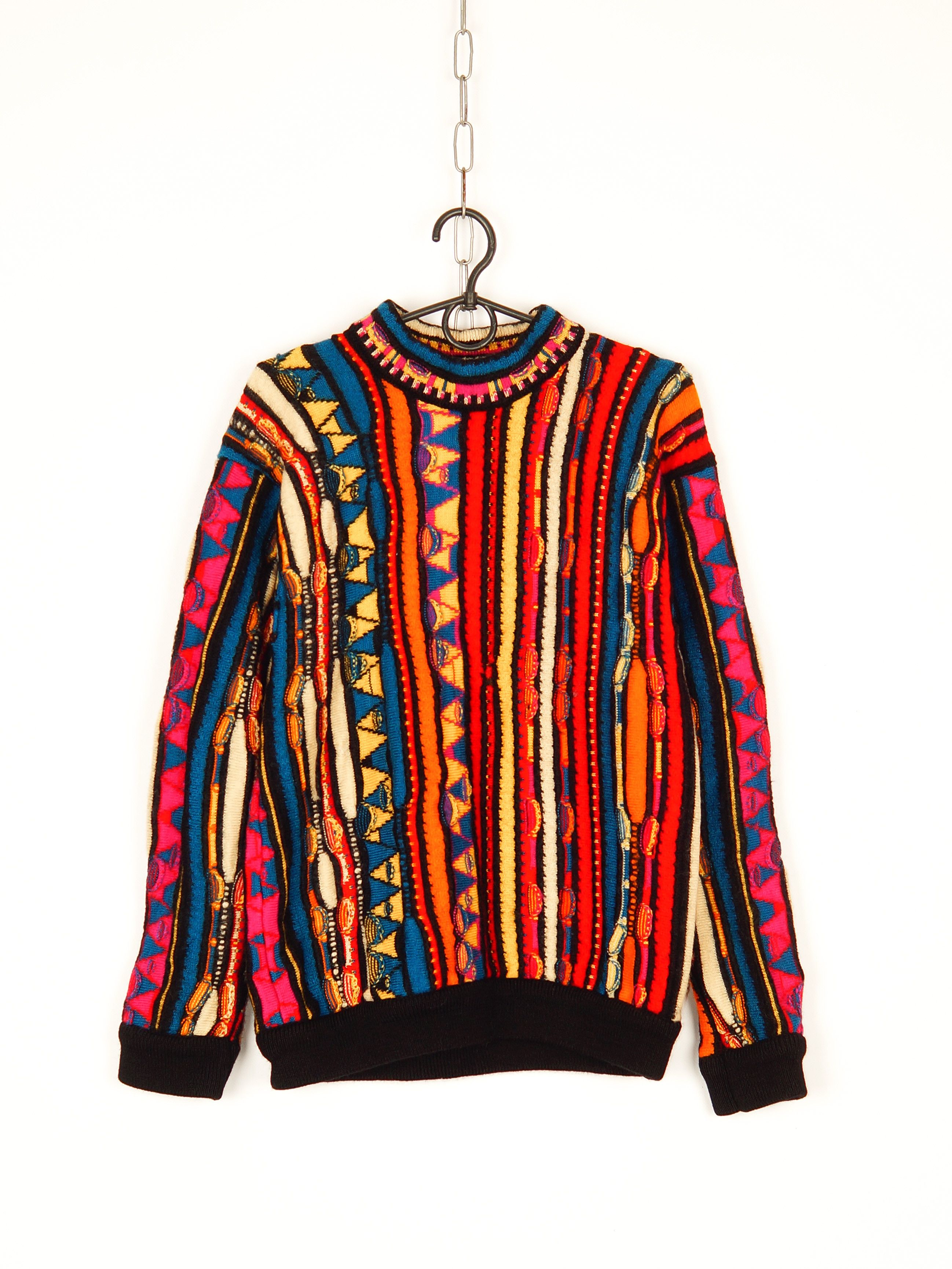 image of Vintage Coogi Multicolor Wool Sweater, Men's (Size Medium)