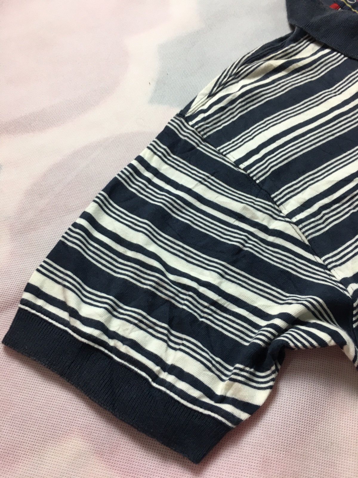 Chaps Ralph Lauren × Ralph Lauren × Vintage Vintage Chaps Ralph Lauren Polo Stripe Tee Shirt Size US L / EU 52-54 / 3 - 3 Thumbnail