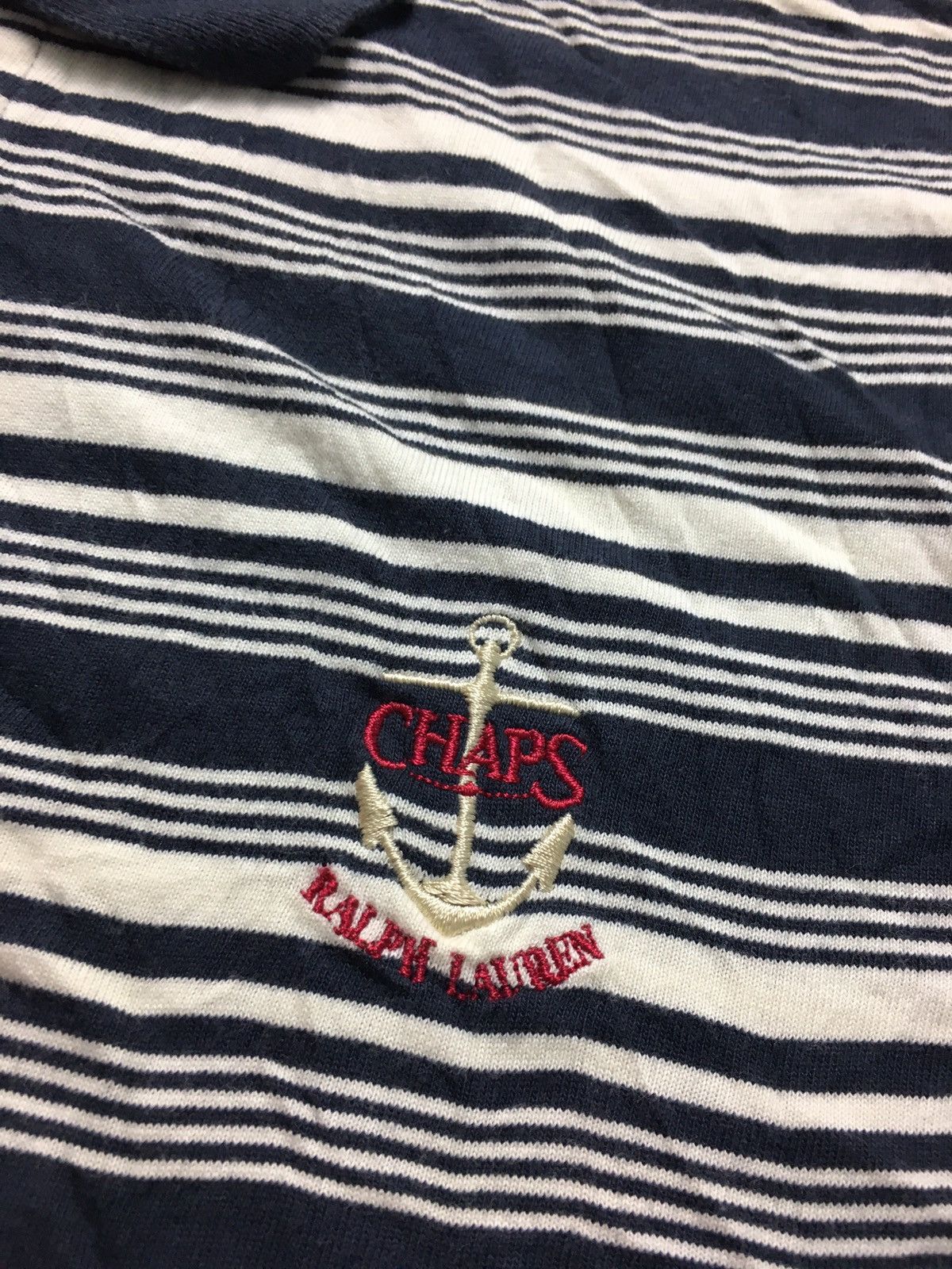 Chaps Ralph Lauren × Ralph Lauren × Vintage Vintage Chaps Ralph Lauren Polo Stripe Tee Shirt Size US L / EU 52-54 / 3 - 2 Thumbnail