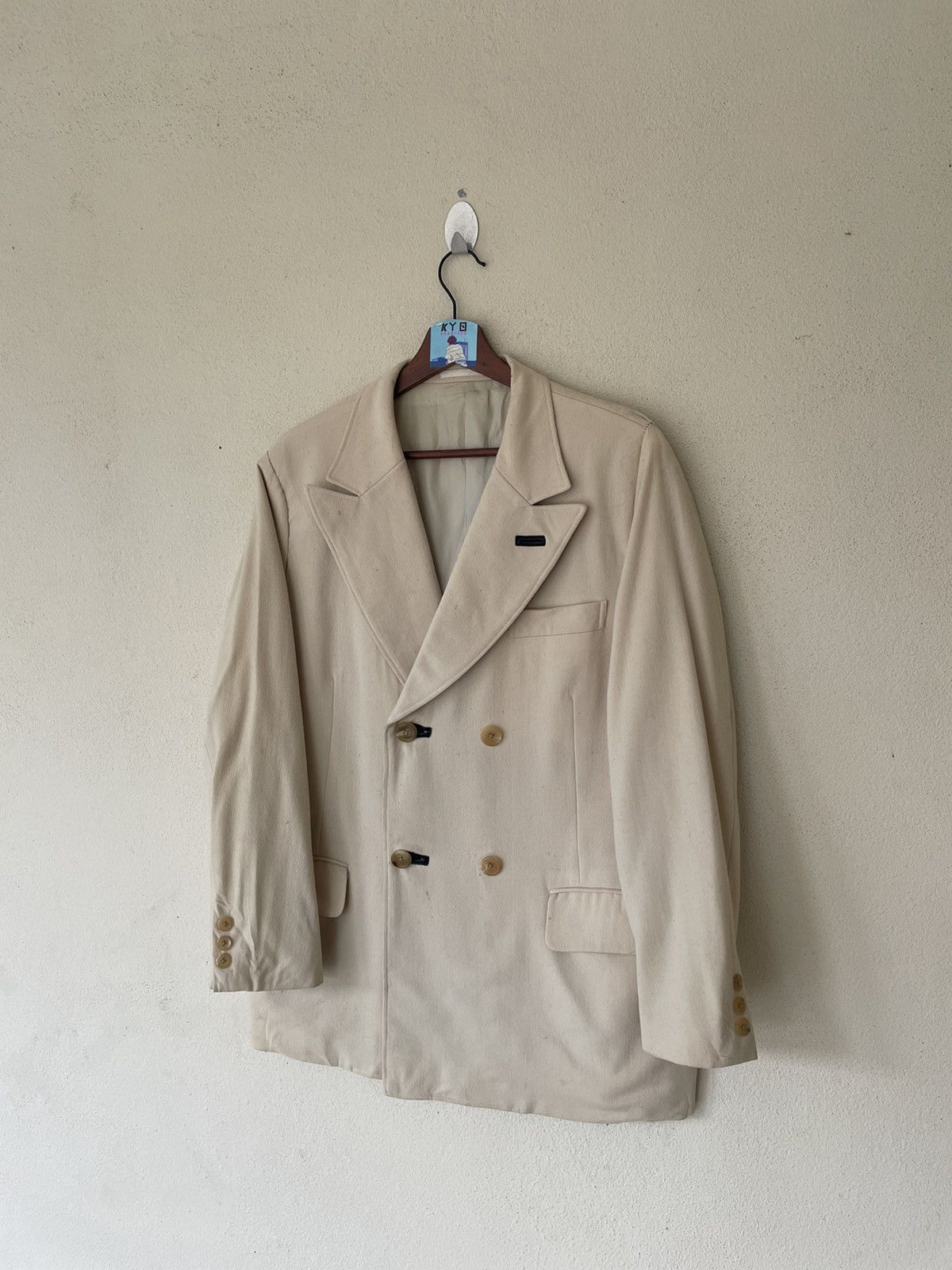 Yohji Yamamoto YS FOR MEN WOOL JACKET COAT Size US S / EU 44-46 / 1 - 3 Thumbnail