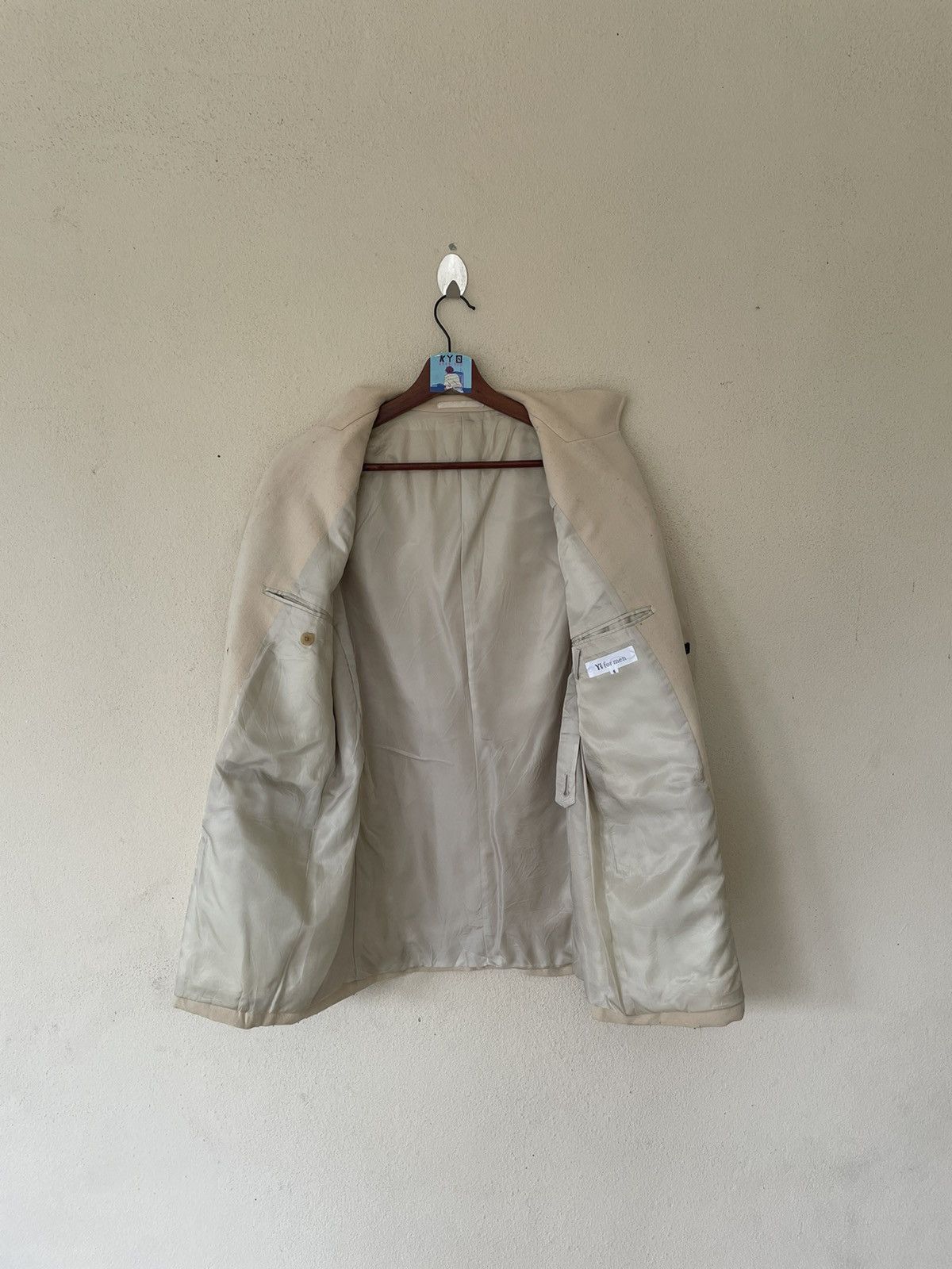 Yohji Yamamoto YS FOR MEN WOOL JACKET COAT Size US S / EU 44-46 / 1 - 8 Thumbnail